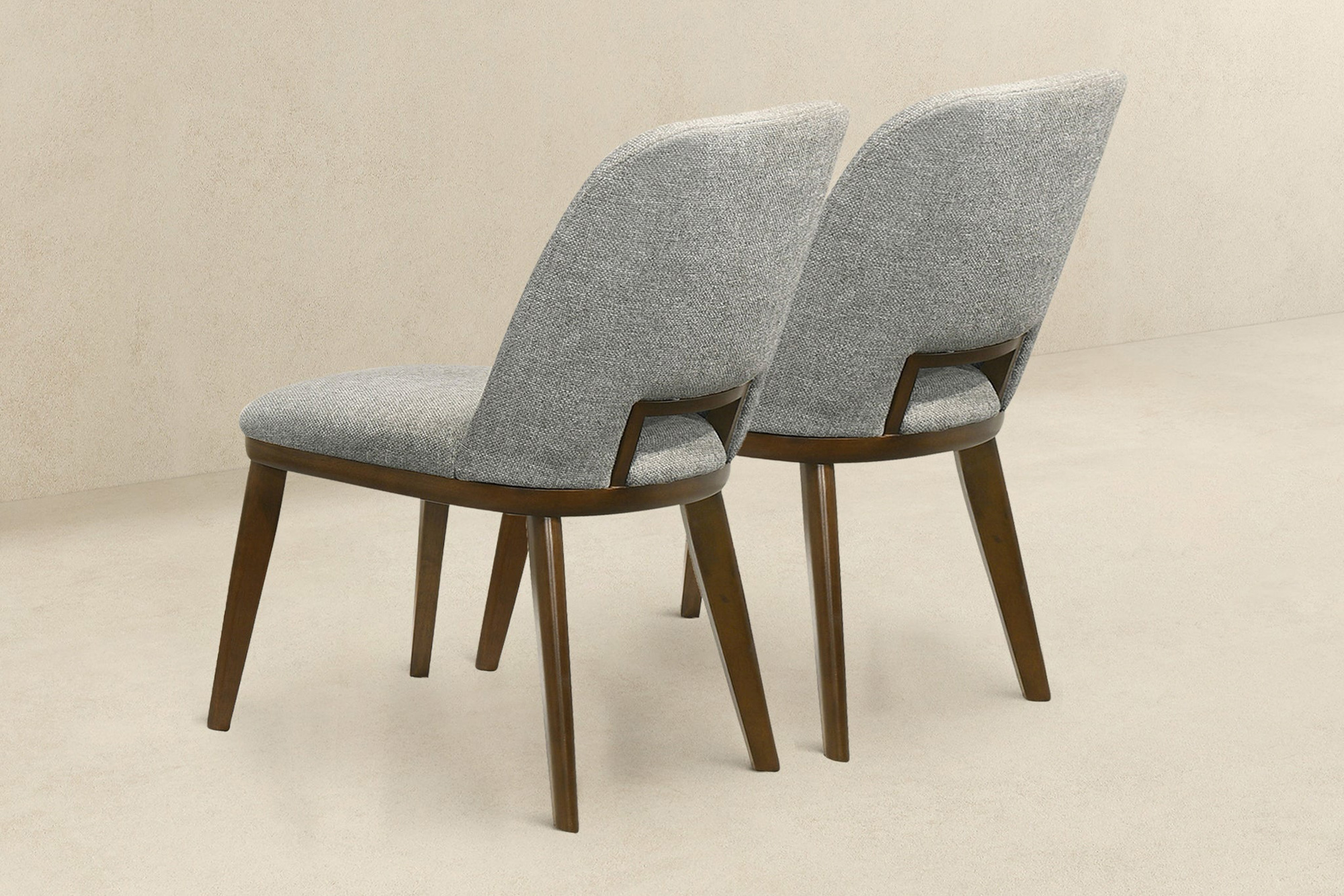 Ashcroft Blake Fabric Dining Chair (Set Of 2) - Light Gray