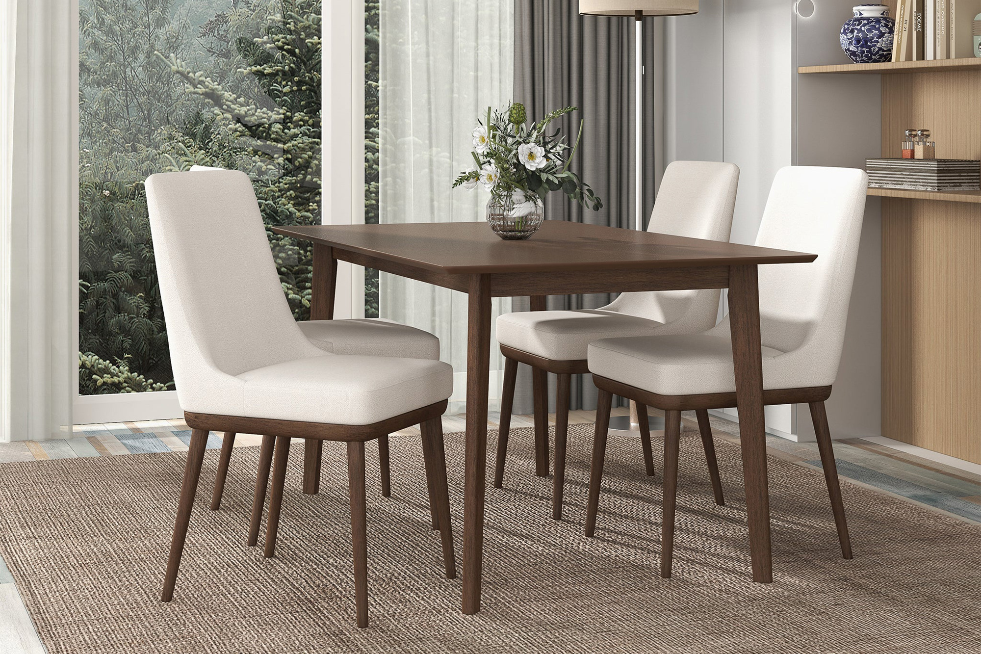 Ashcroft Kate Fabric Dining Chair (Set Of 2) - Beige