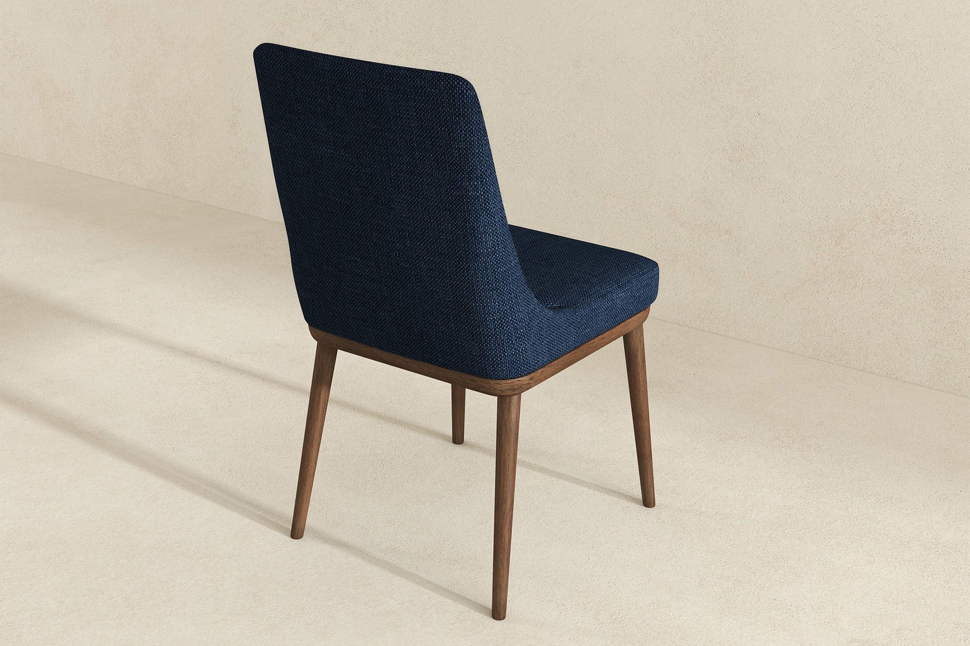 Ashcroft Kate Fabric Dining Chair (Set Of 2) - Dark Blue