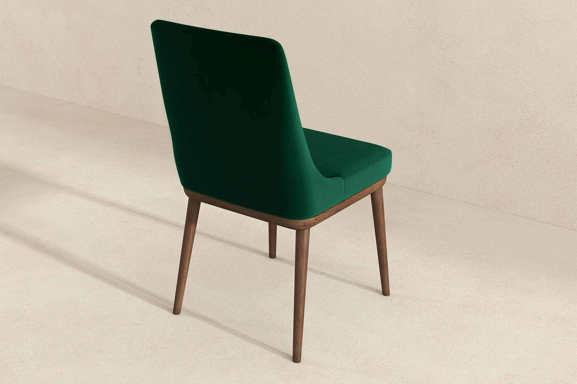 Ashcroft Kate Velvet Dining Chair (Set Of 2) - Green