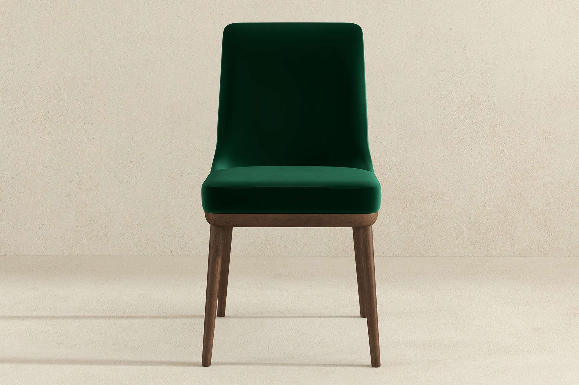 Ashcroft Kate Velvet Dining Chair (Set Of 2) - Green