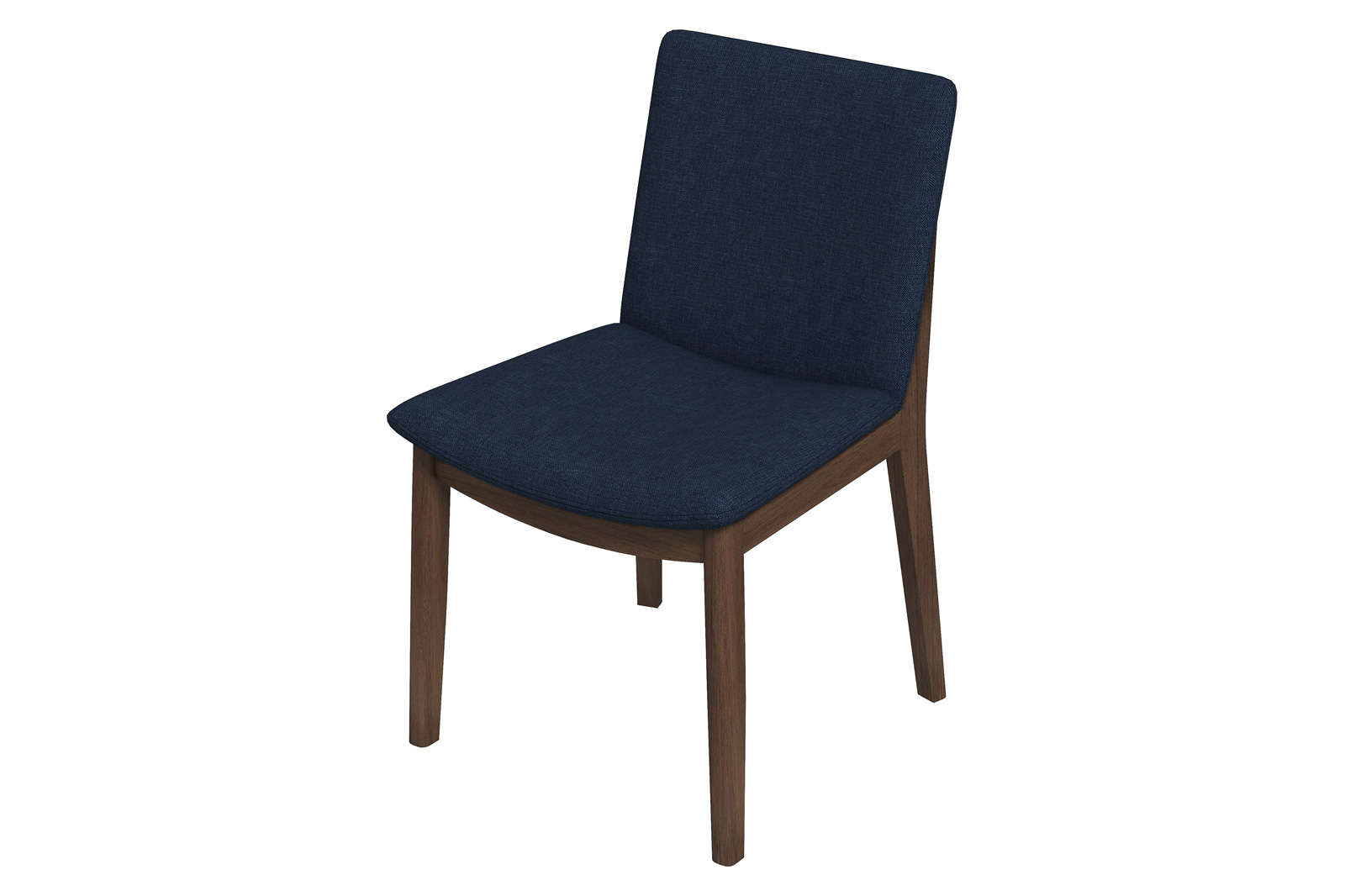 Ashcroft Laura Linen Upholstered Solid Wood Dining Chair (Set Of 2) - Blue