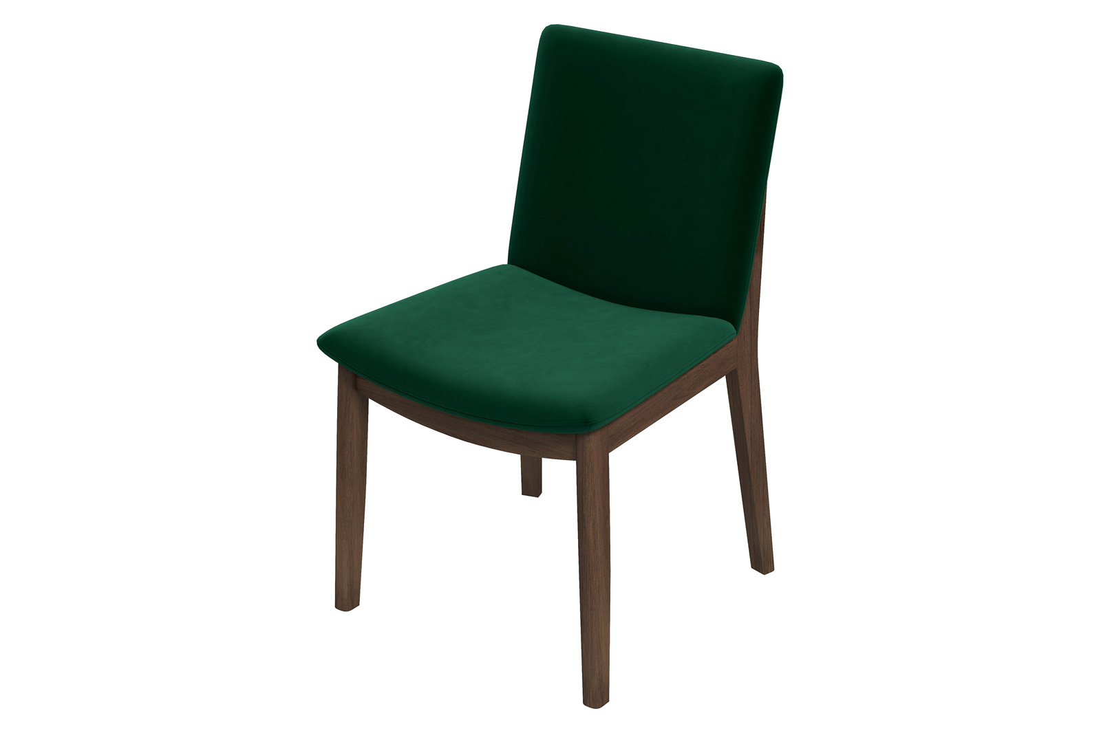 Ashcroft Laura Velvet Upholstered Solid Wood Dining Chair (Set Of 2) - Green