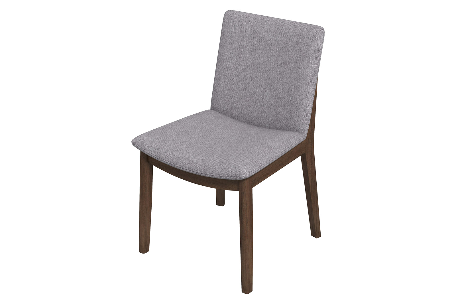 Ashcroft Laura Linen Upholstered Solid Wood Dining Chair (Set Of 2) - Light Gray