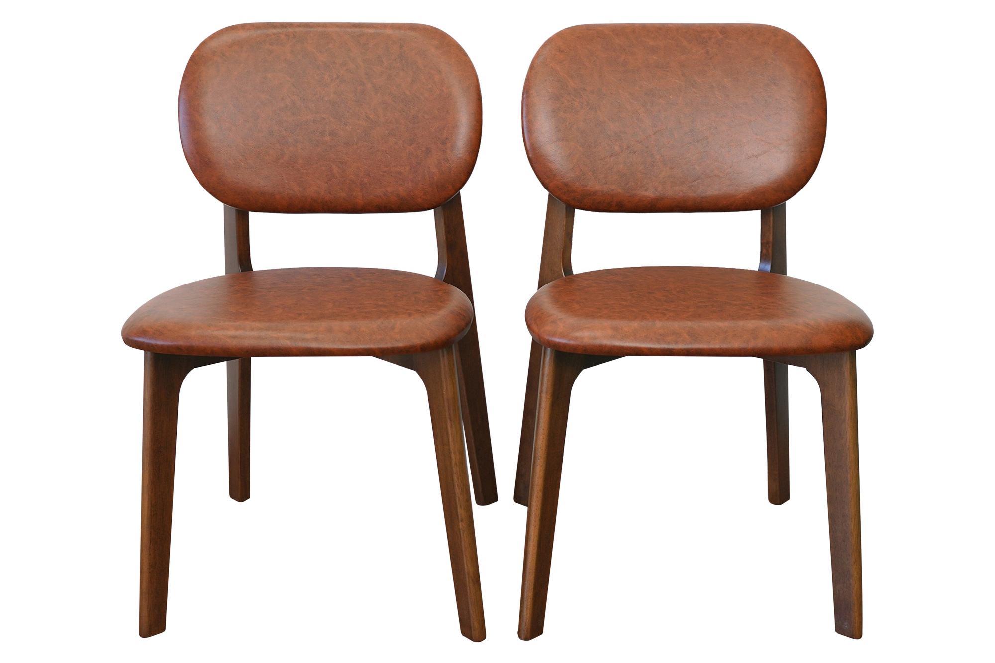 Ashcroft Kelsey Leather Dining Chair (Set Of 2) - Brown