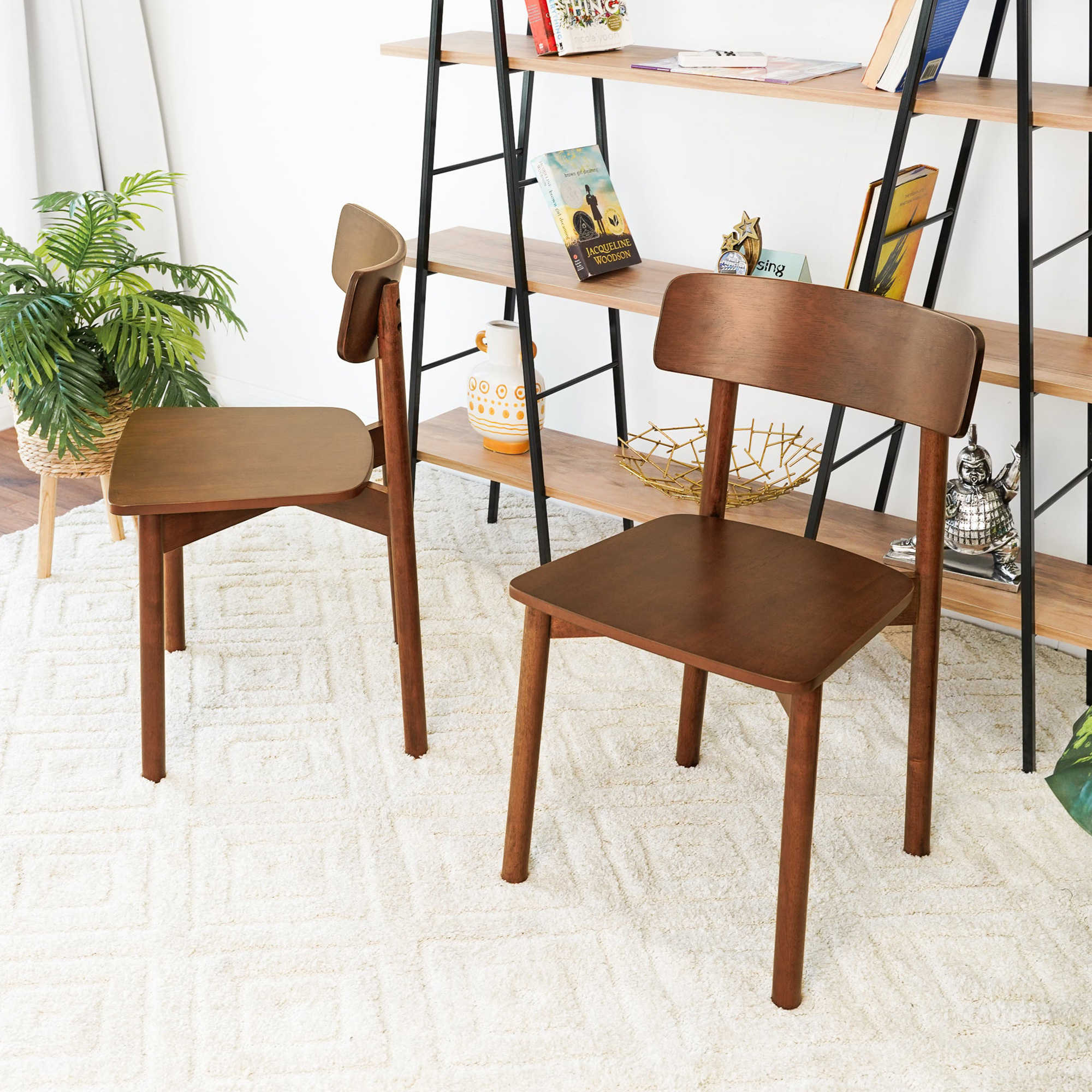 Ashcroft Pierre Dining Chair (Set Of 2) - Walnut