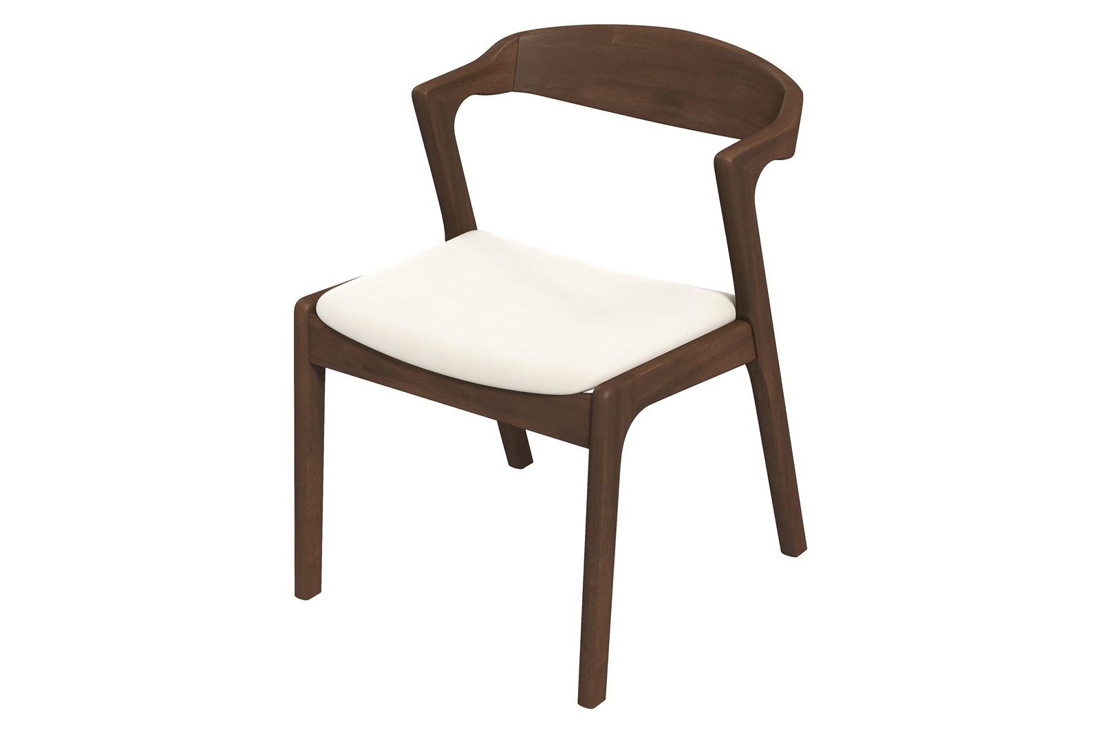 Ashcroft Dakota Velvet Upholstered Solid Wood Dining Chair (Set Of 2) - Cream