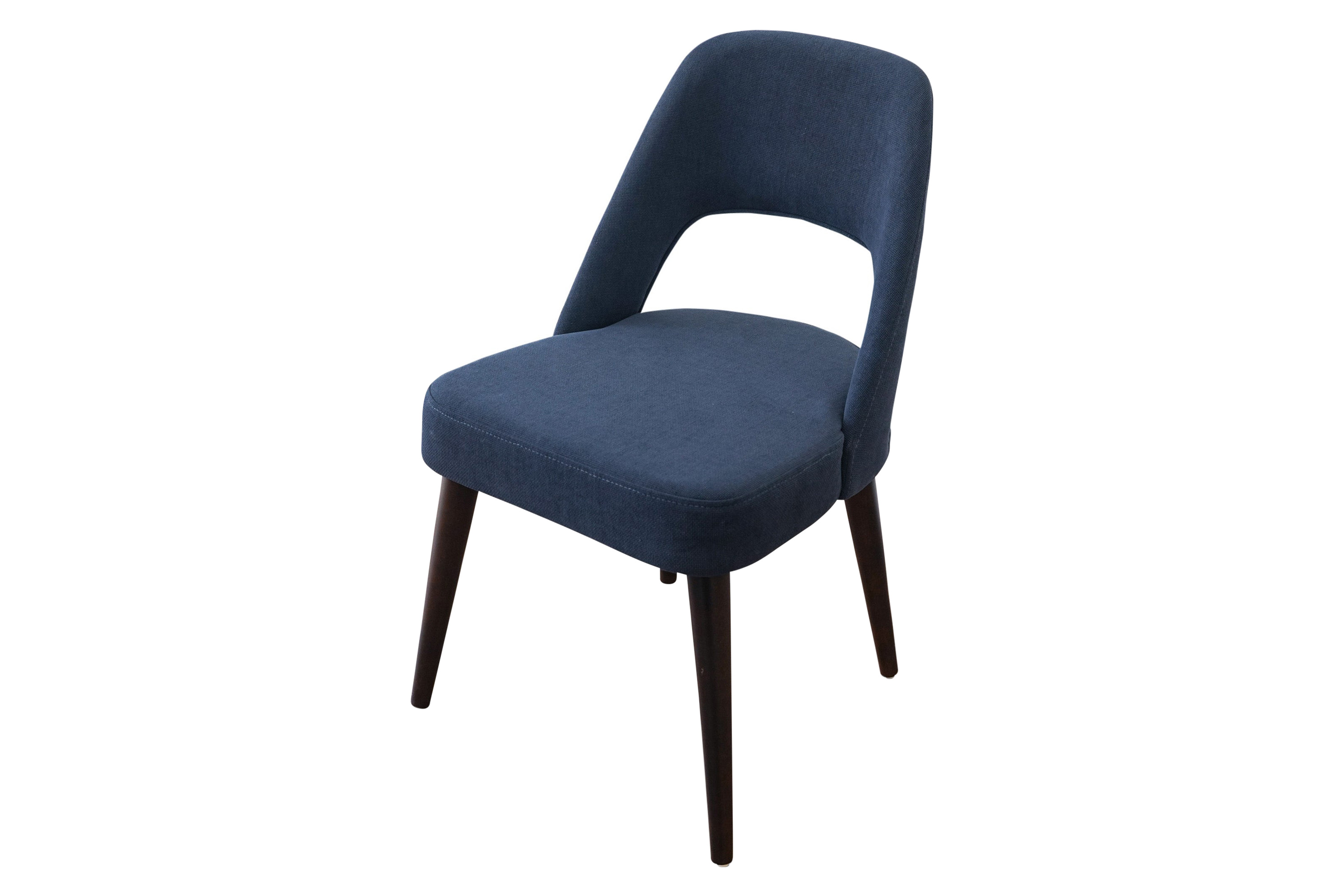 Ashcroft Juliana Mid-Century Modern Fabric Dining Chair (Set Of 2) - Blue