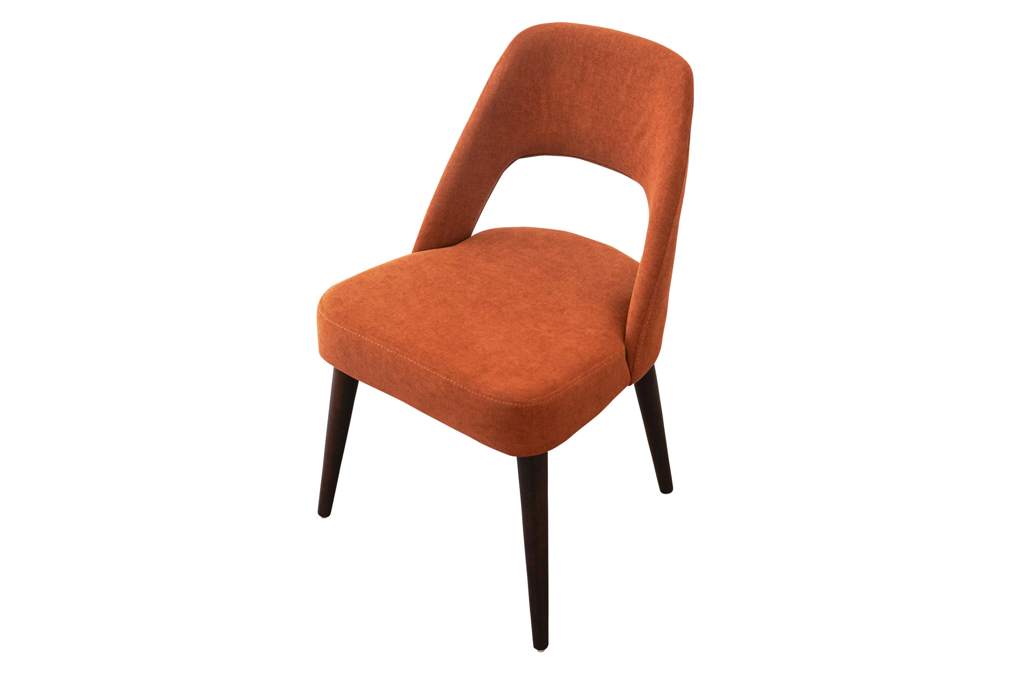 Ashcroft Juliana Mid-Century Modern Fabric Dining Chair (Set Of 2) - Burnt Orange