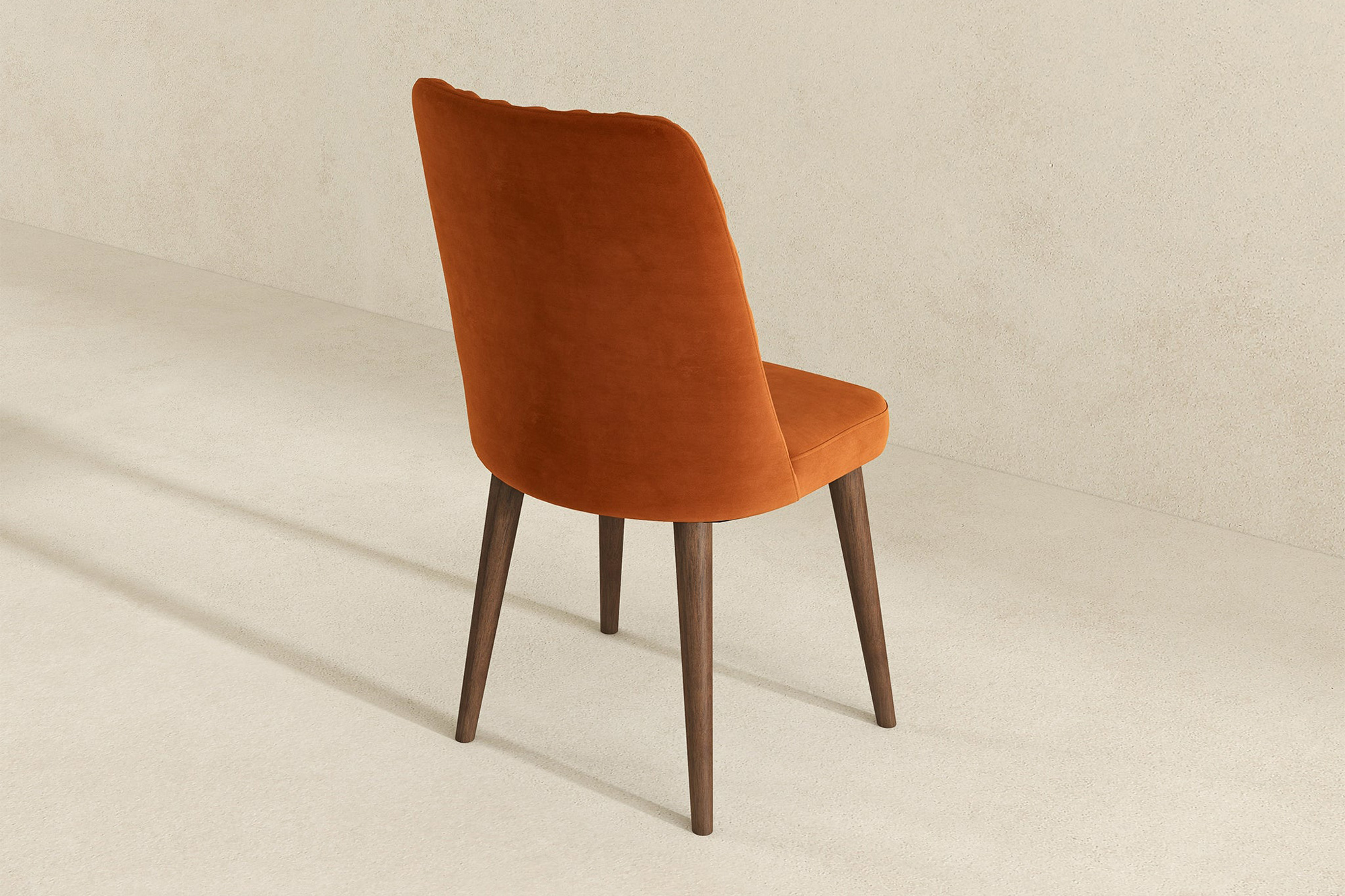 Ashcroft Katie Velvet Dining Chair (Set Of 2) - Burnt Orange