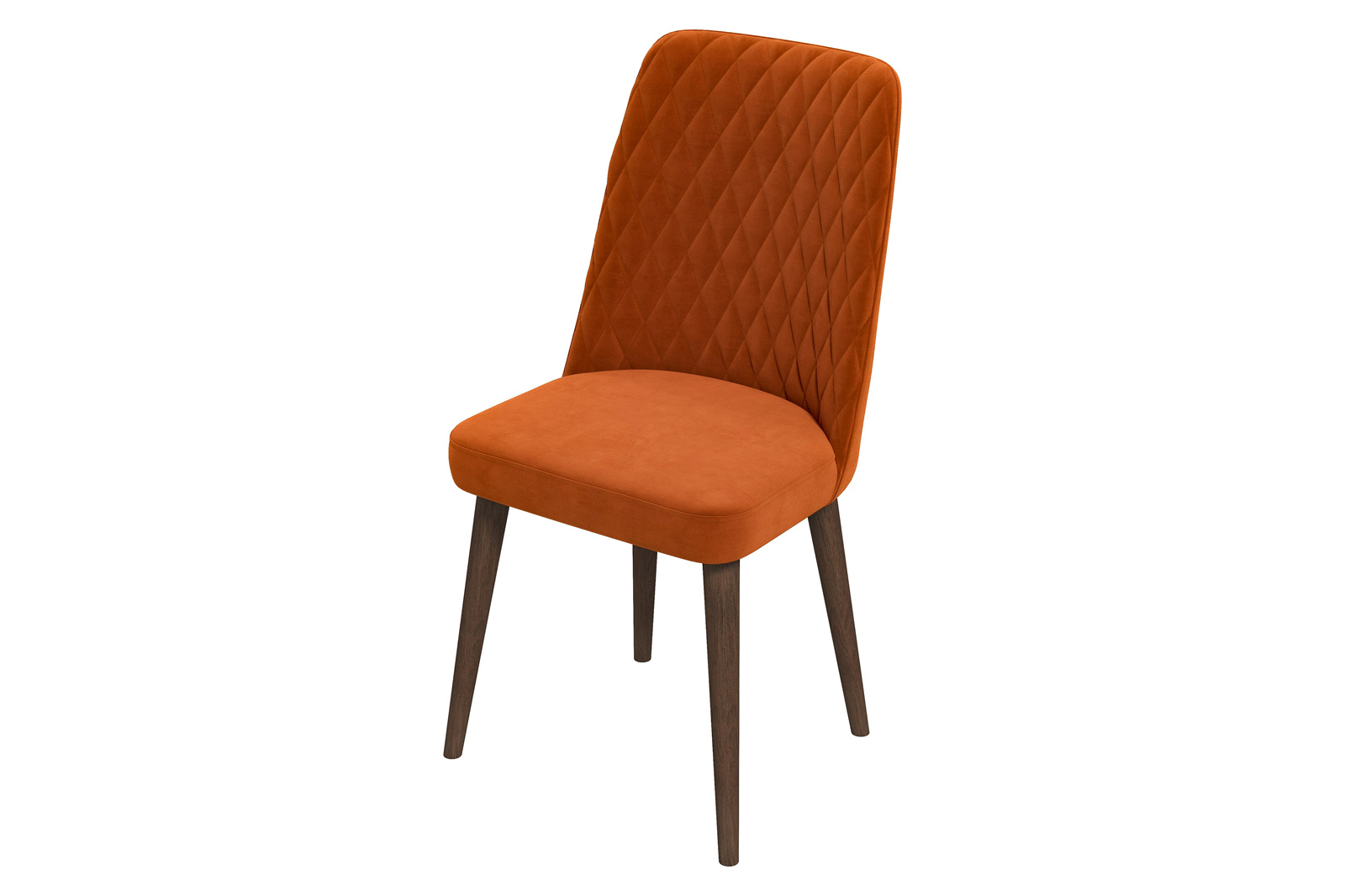 Ashcroft Katie Velvet Dining Chair (Set Of 2) - Burnt Orange