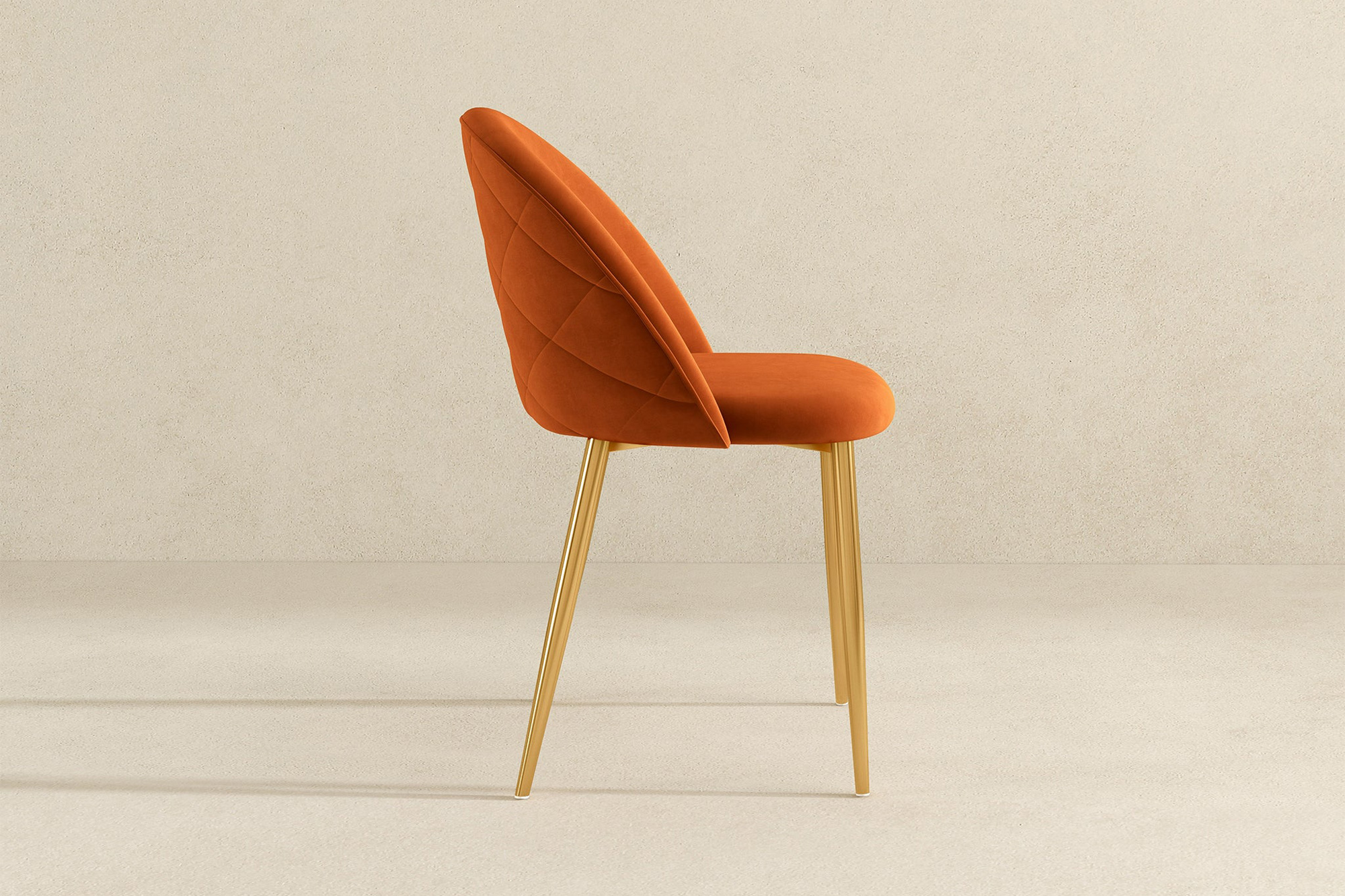 Ashcroft Marion Mid-Century Modern Dining Chair (Set Of 2) - Orange