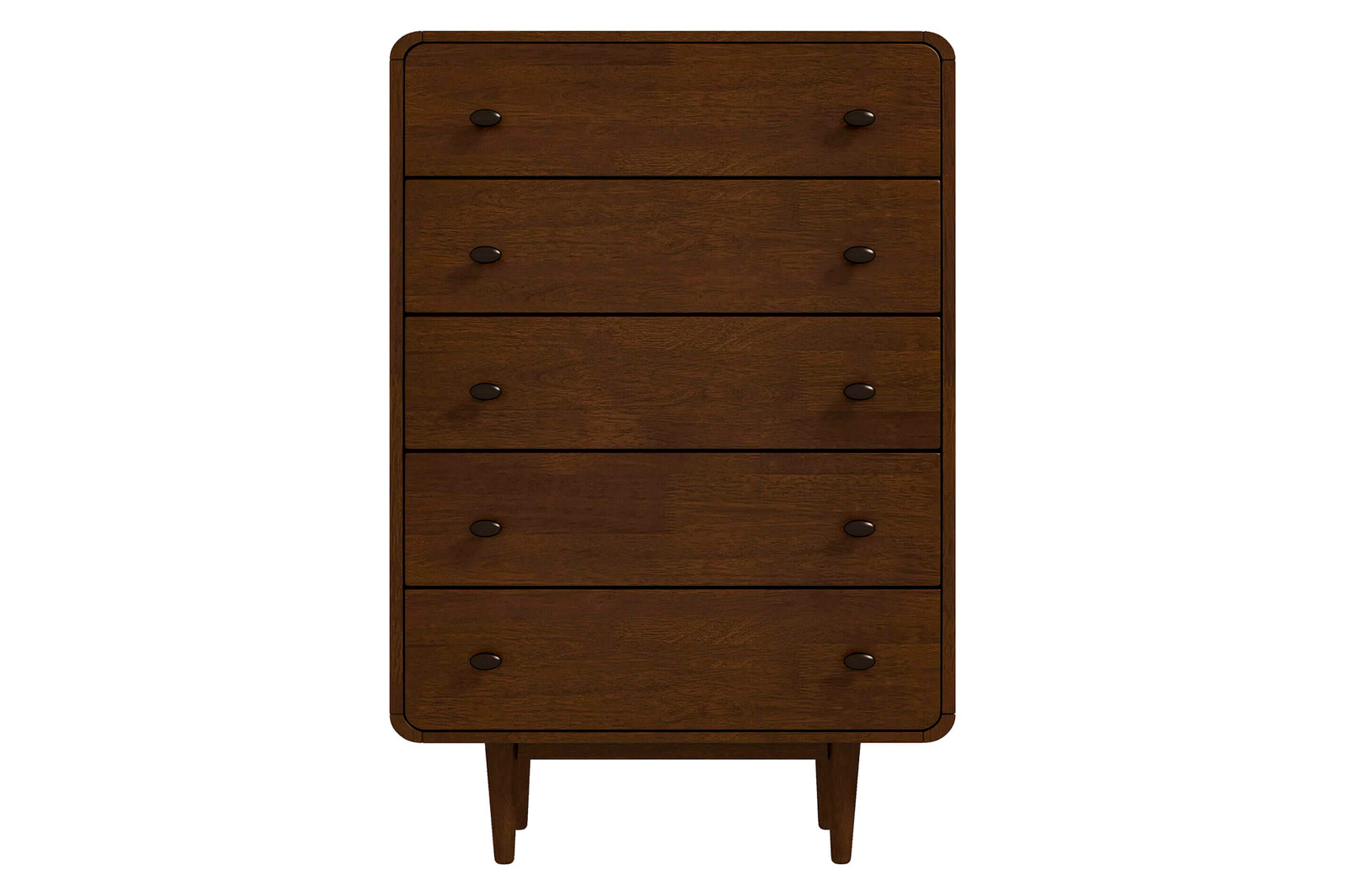 Ashcroft Alexa Mid-Century Modern Dresser with 5 Drawers - Brown