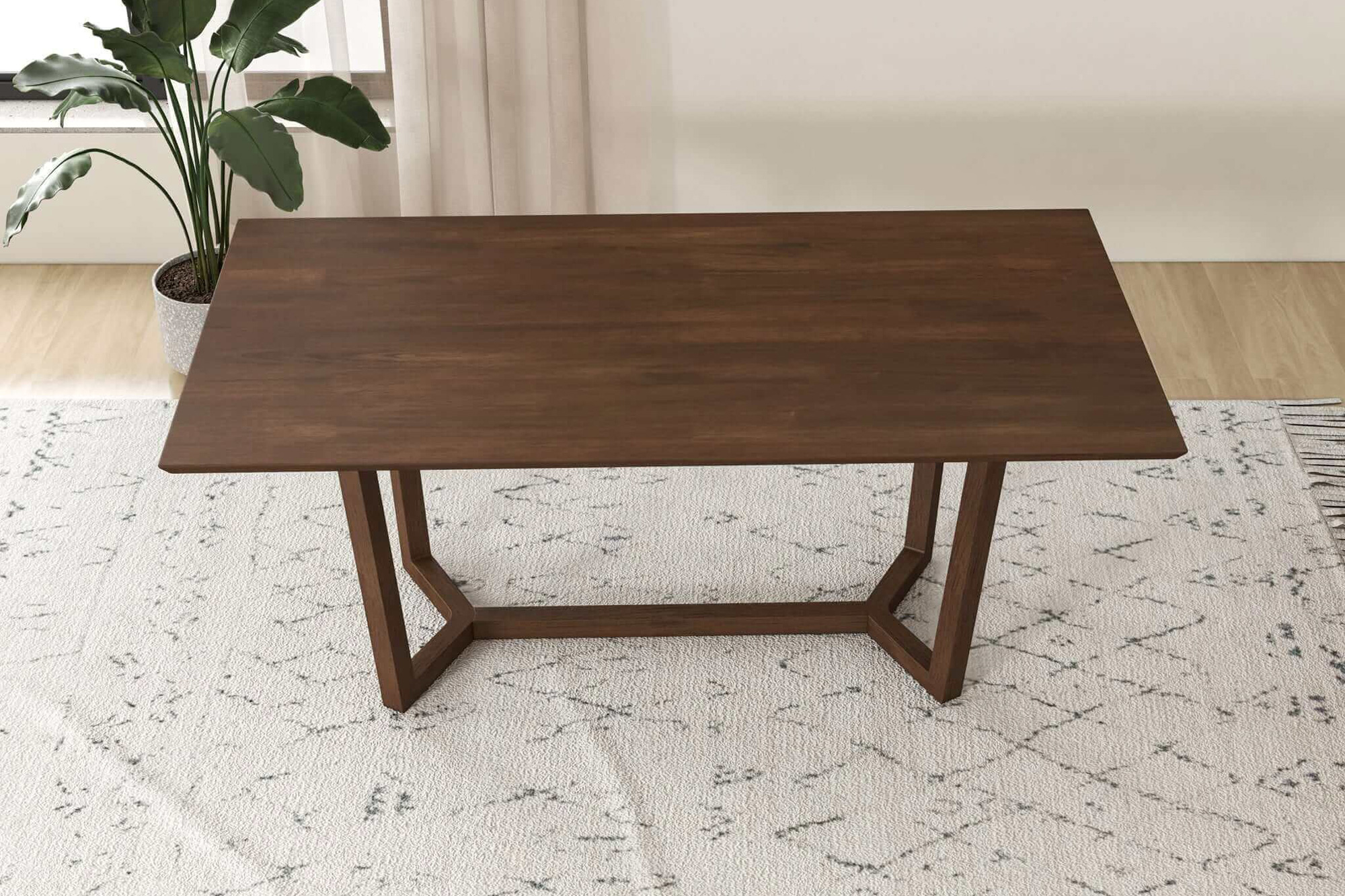 Ashcroft - Marina Solid Wood Dining Table in Brown