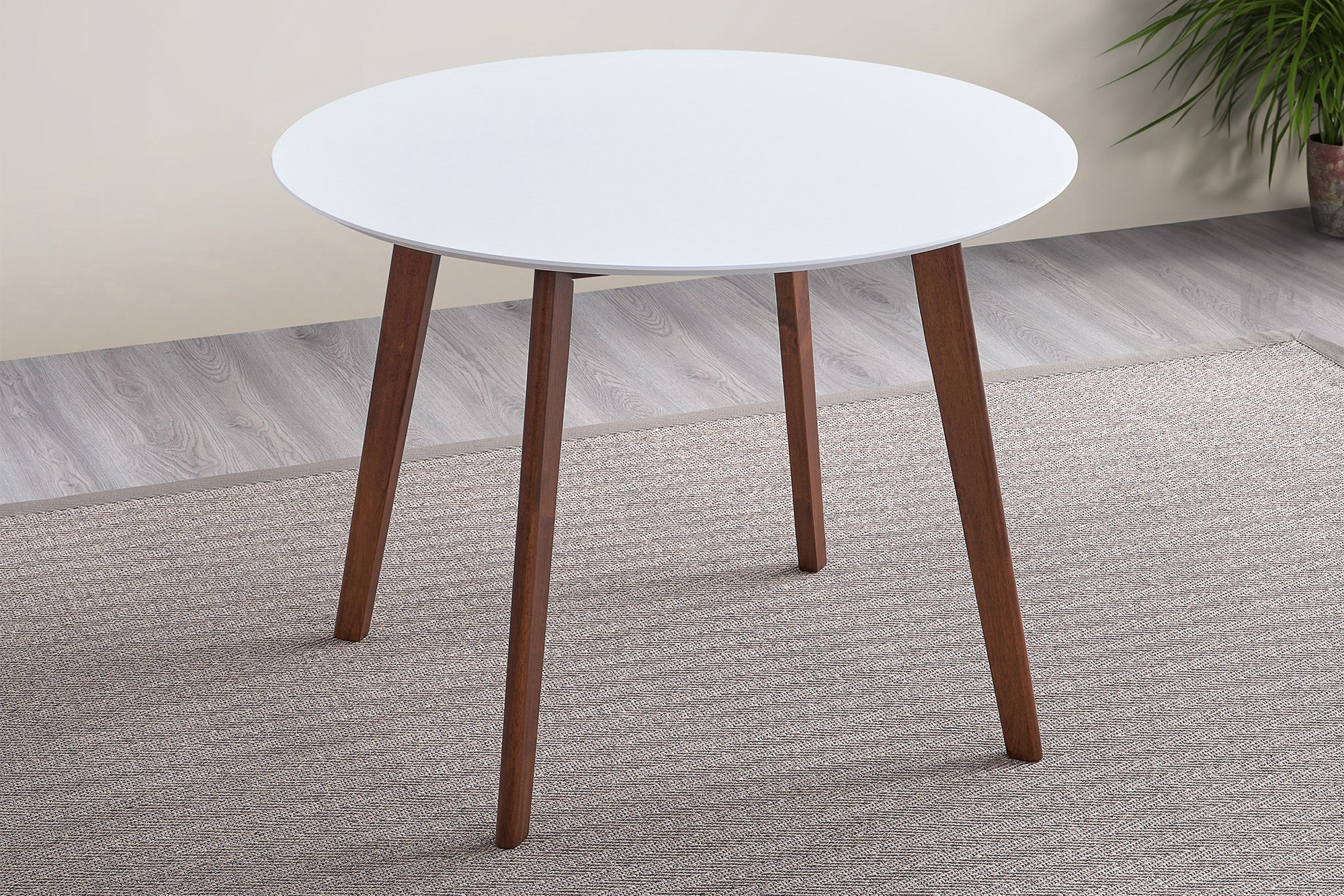 Ashcroft Carlton White Top Dining Table