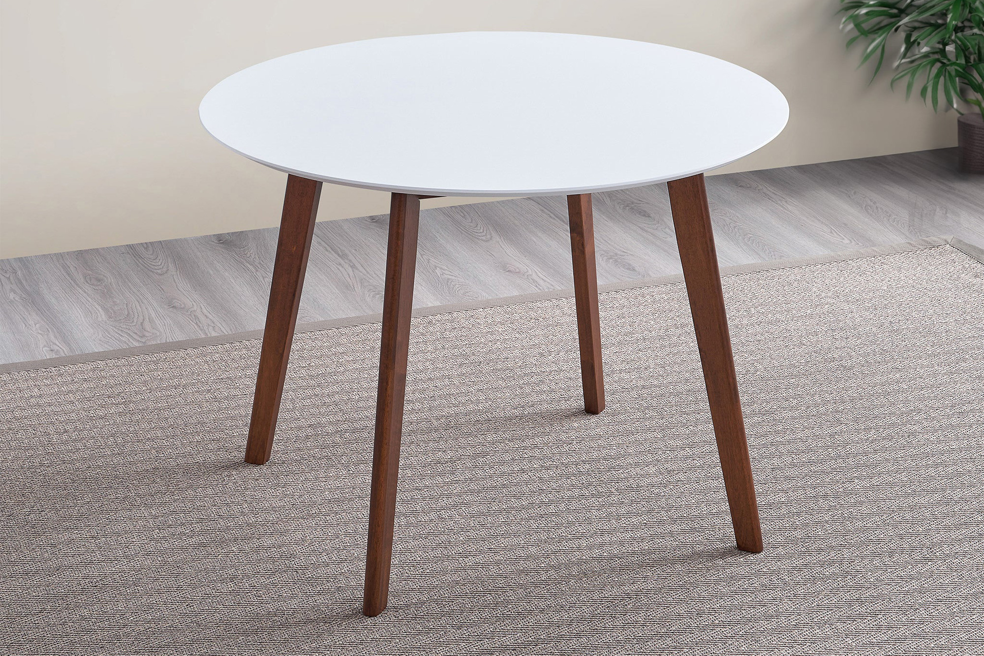 Ashcroft Carlton White Top Dining Table