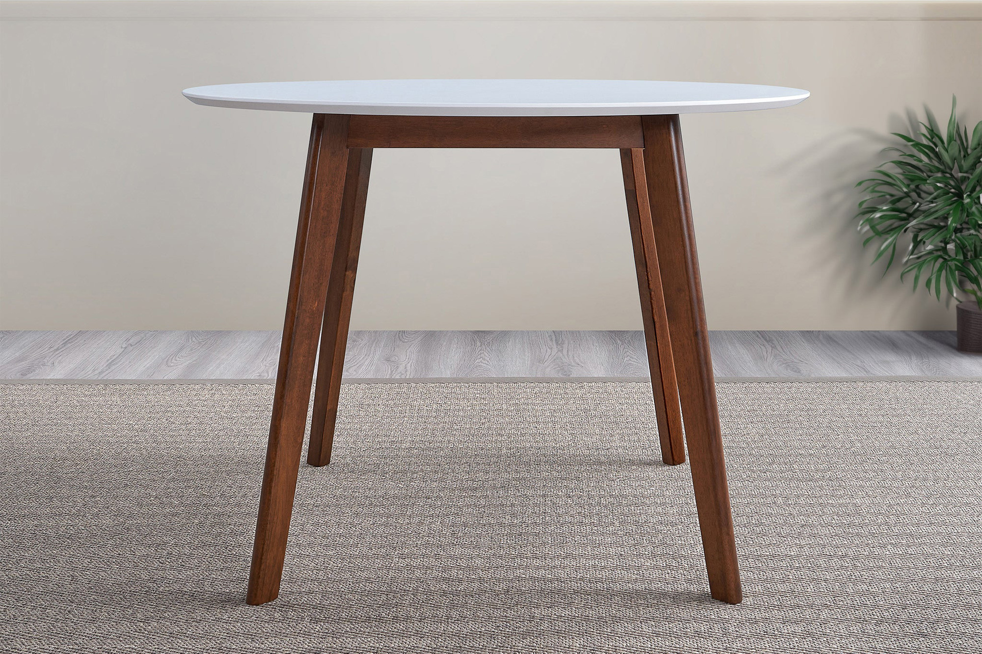 Ashcroft Carlton White Top Dining Table