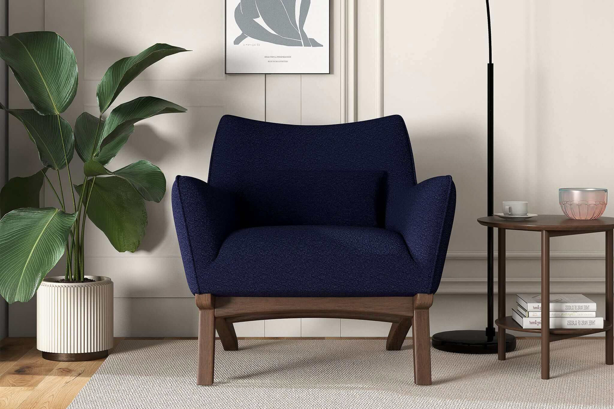 Ashcroft - Brayden Mid-Century Modern Armchair