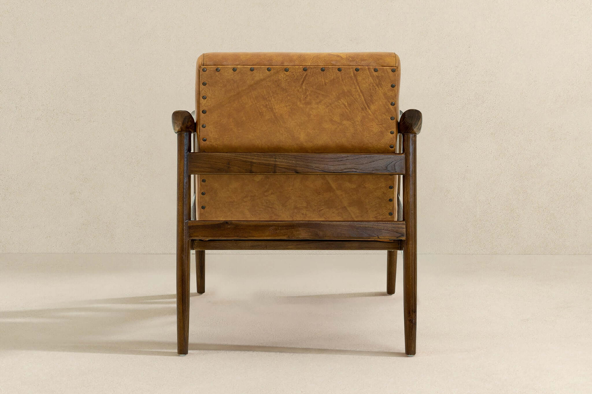 Ashcroft™ Brandon Leather Lounge Chair - Antique Tan