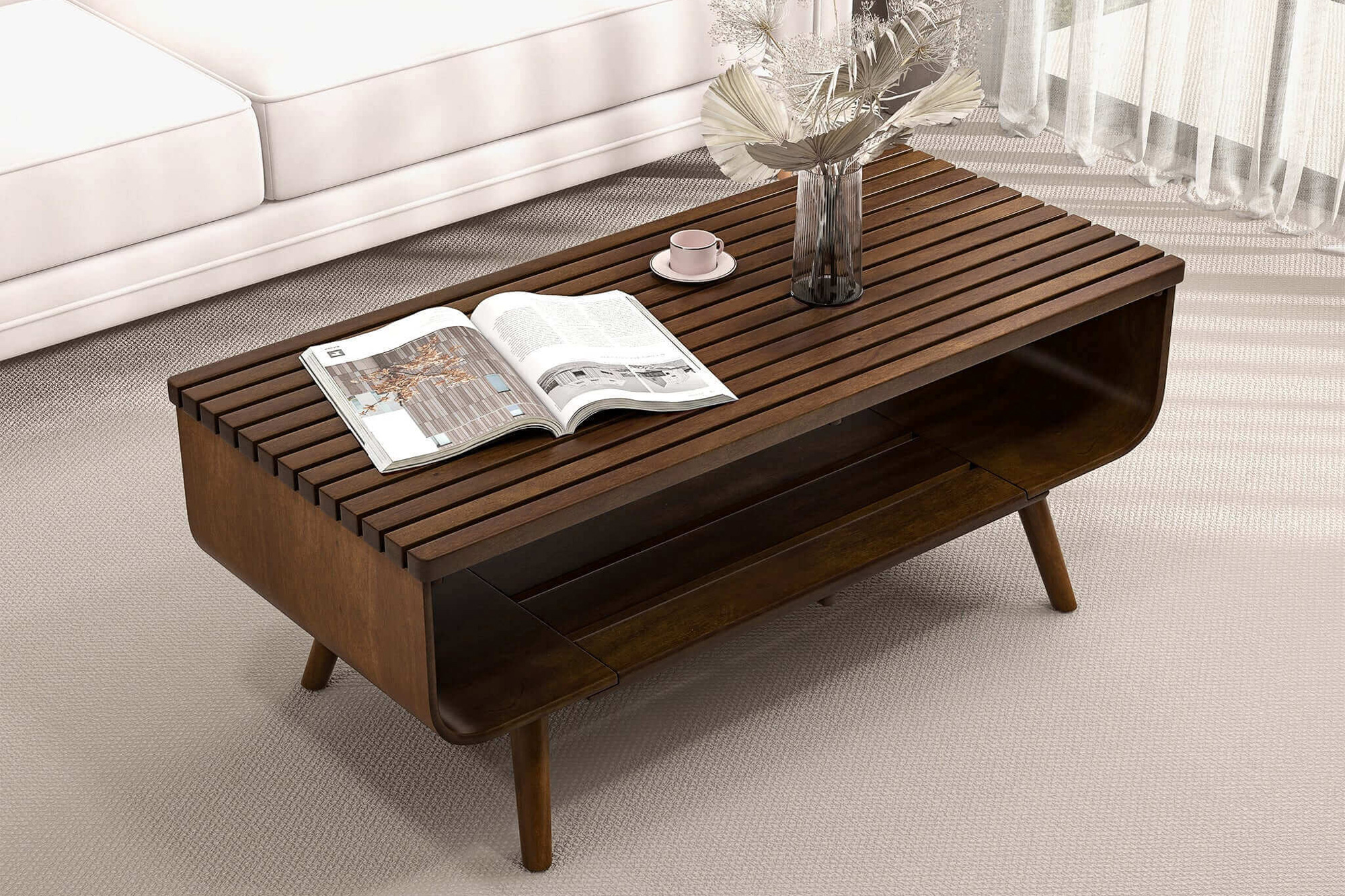 Ashcroft - Alice Coffee Table in Walnut