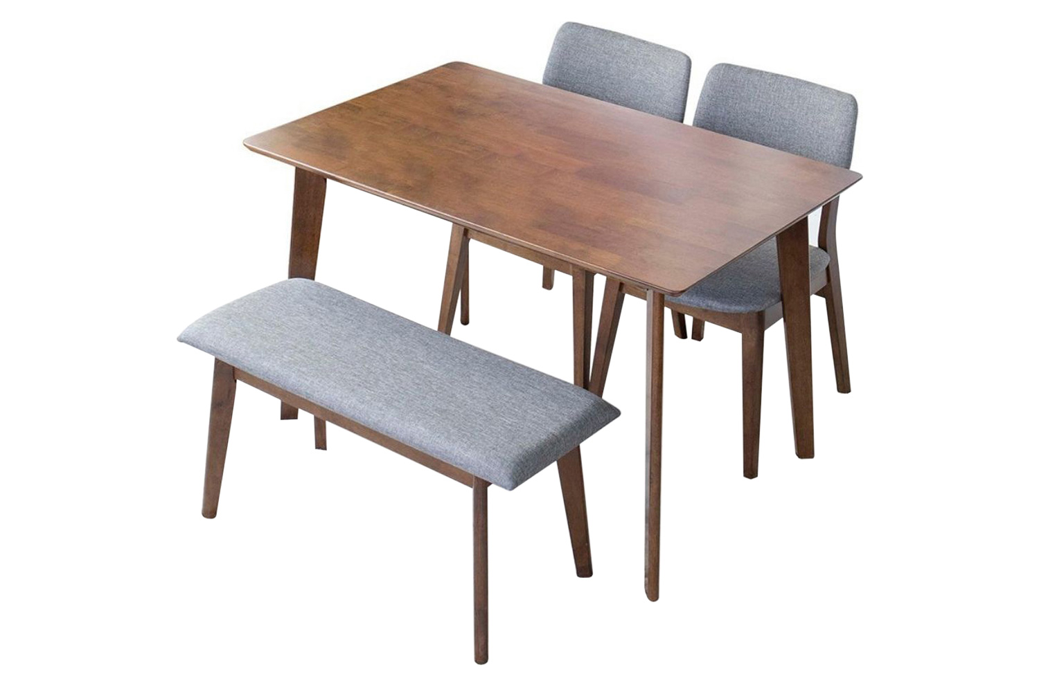 Ashcroft - Abbott Dining Set with 2 Abbott Chairs & 1 Abbott Bench