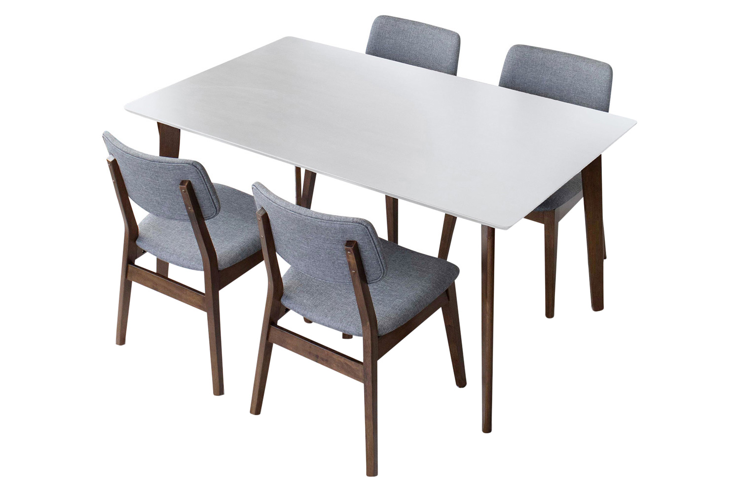 Ashcroft - Abbott Dining Set with 4 Abbott Chairs