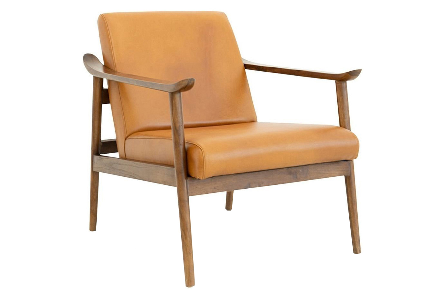 Ashcroft - Mameda Leather Lounge Chair