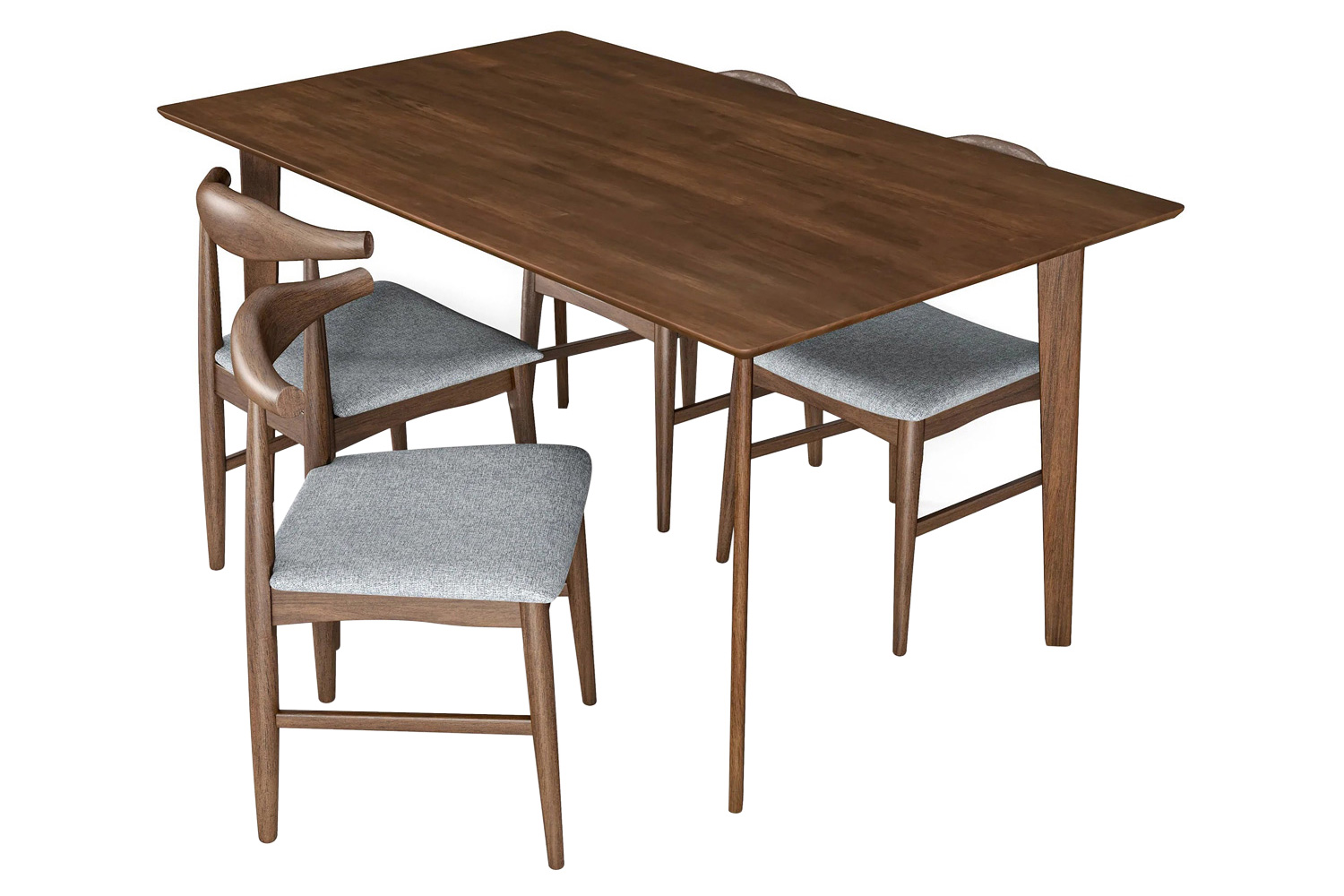 Ashcroft - Abbott Dining Set with 4 Winston Chairs