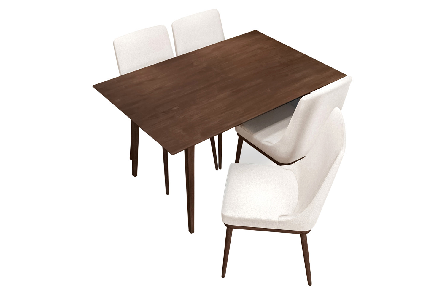 Ashcroft - Adira Dining Set with 4 Brighton Chairs