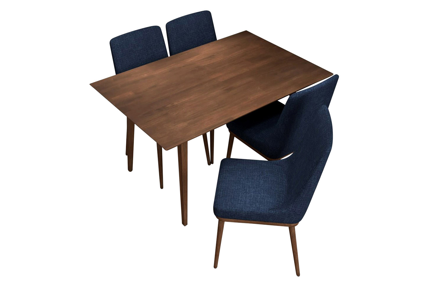 Ashcroft - Adira Dining Set with 4 Brighton Chairs