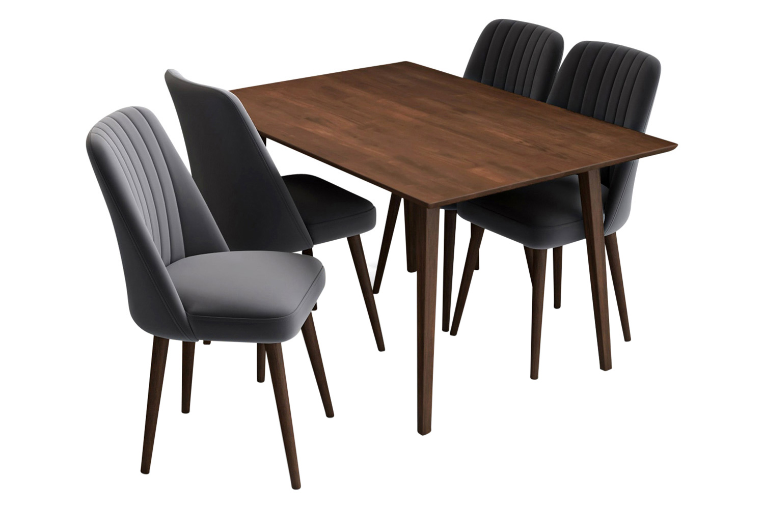 Ashcroft - Adira Dining Set with 4 Joyce Chairs