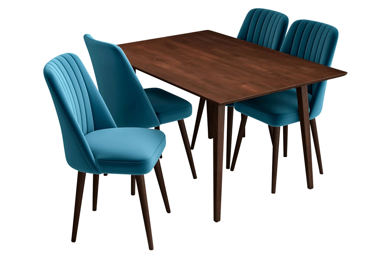 Ashcroft - Adira Dining Set with 4 Joyce Chairs