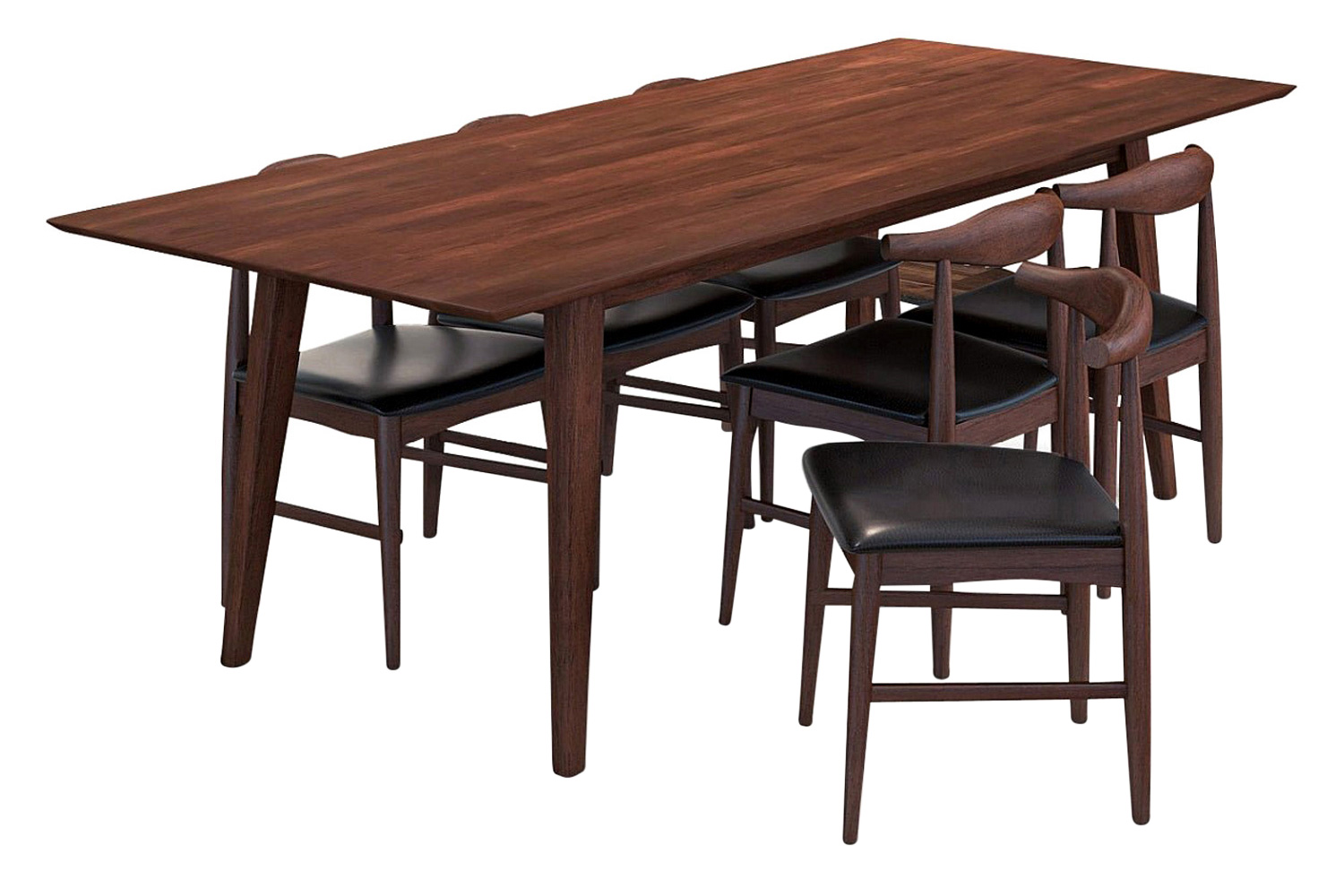 Ashcroft - Adira Dining Set with 6 Winston Chairs