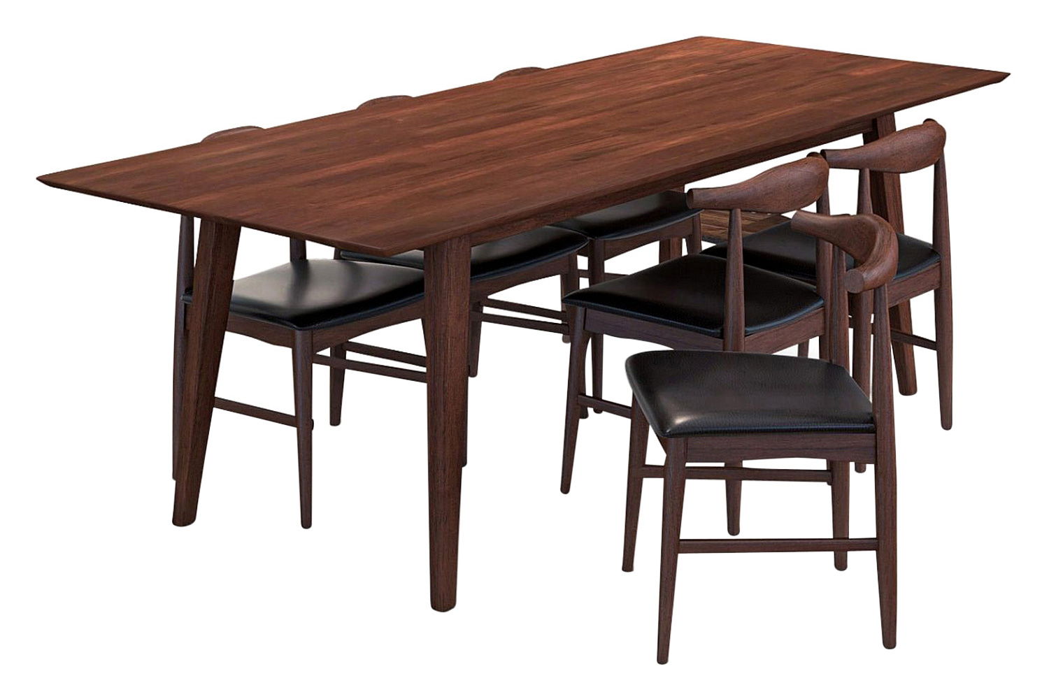 Ashcroft - Adira Dining Set with 6 Winston Chairs