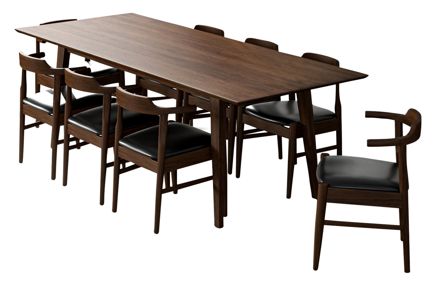 Ashcroft - Adira Dining Set with 6 Zola Chairs