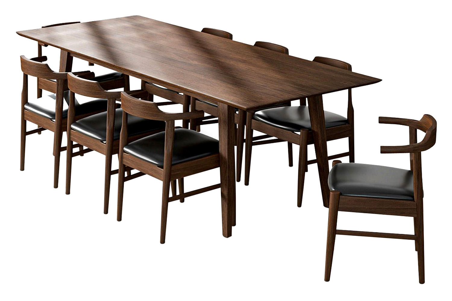 Ashcroft - Adira Dining Set with 8 Zola Chairs