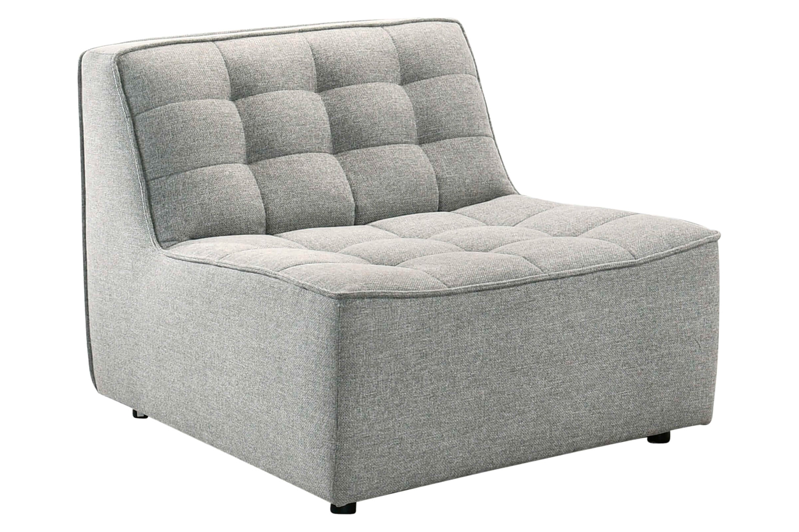 Ashcroft - Selen Linen Corner Sectional Sofa in Light Gray