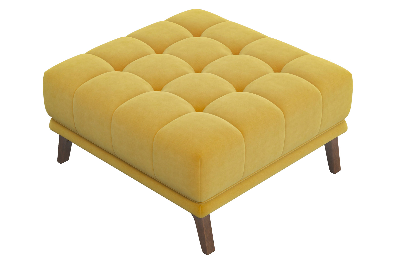 Ashcroft - Addison Square Upholstered Ottoman