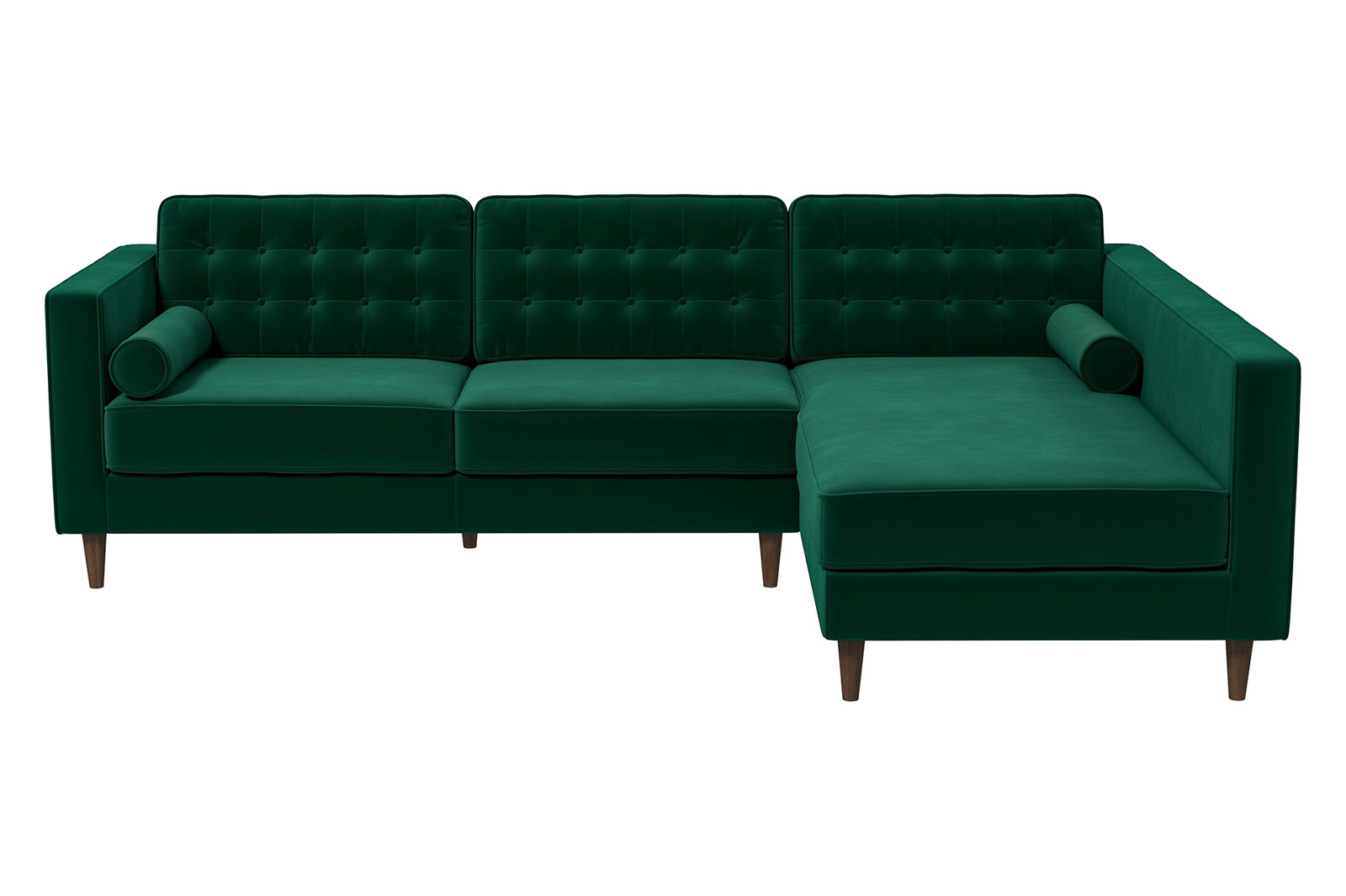 Ashcroft - Christian Velvet Sectional Sofa