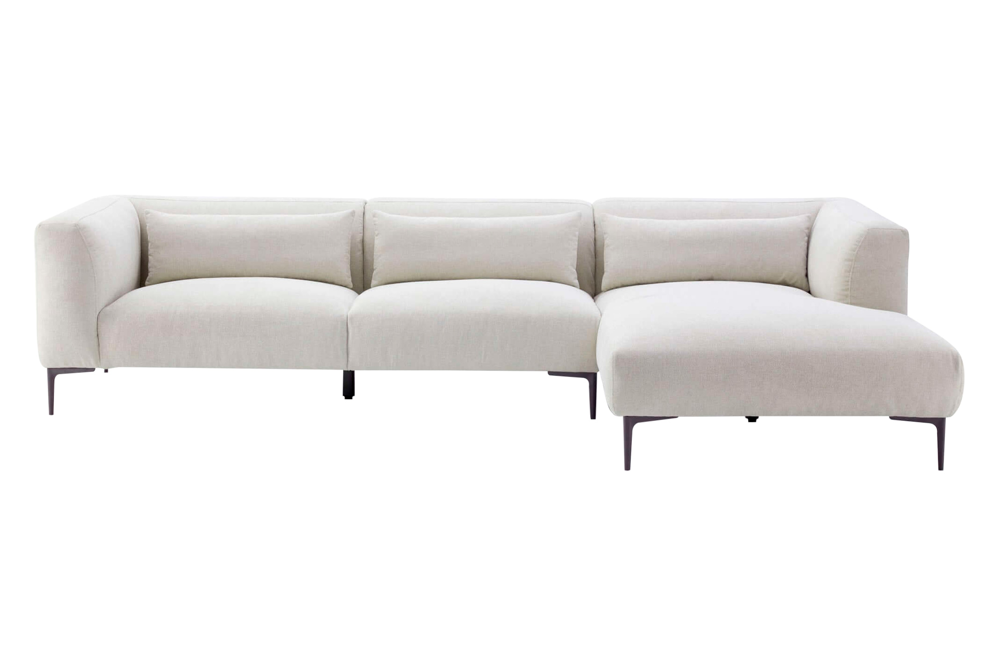 Ashcroft Laley L-Shaped Sectional - Cream