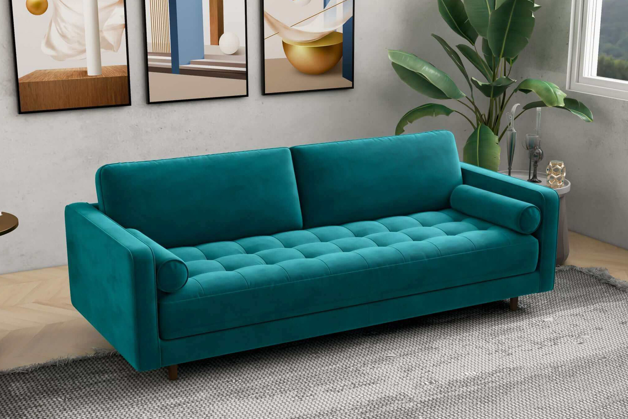 Ashcroft - Anthony Pillow Back Sofa