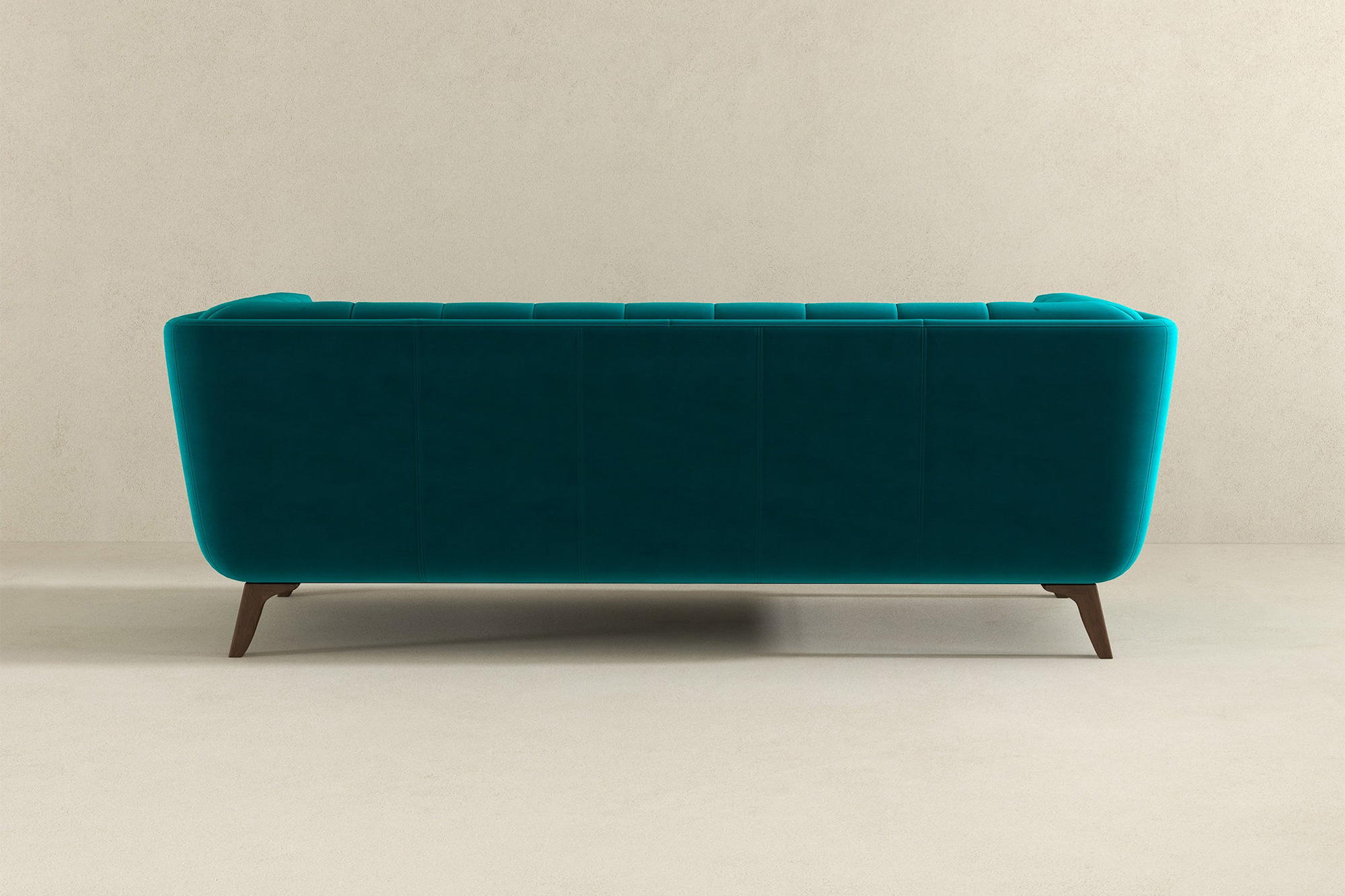 Ashcroft Addison Large Boucle Sofa - Teal