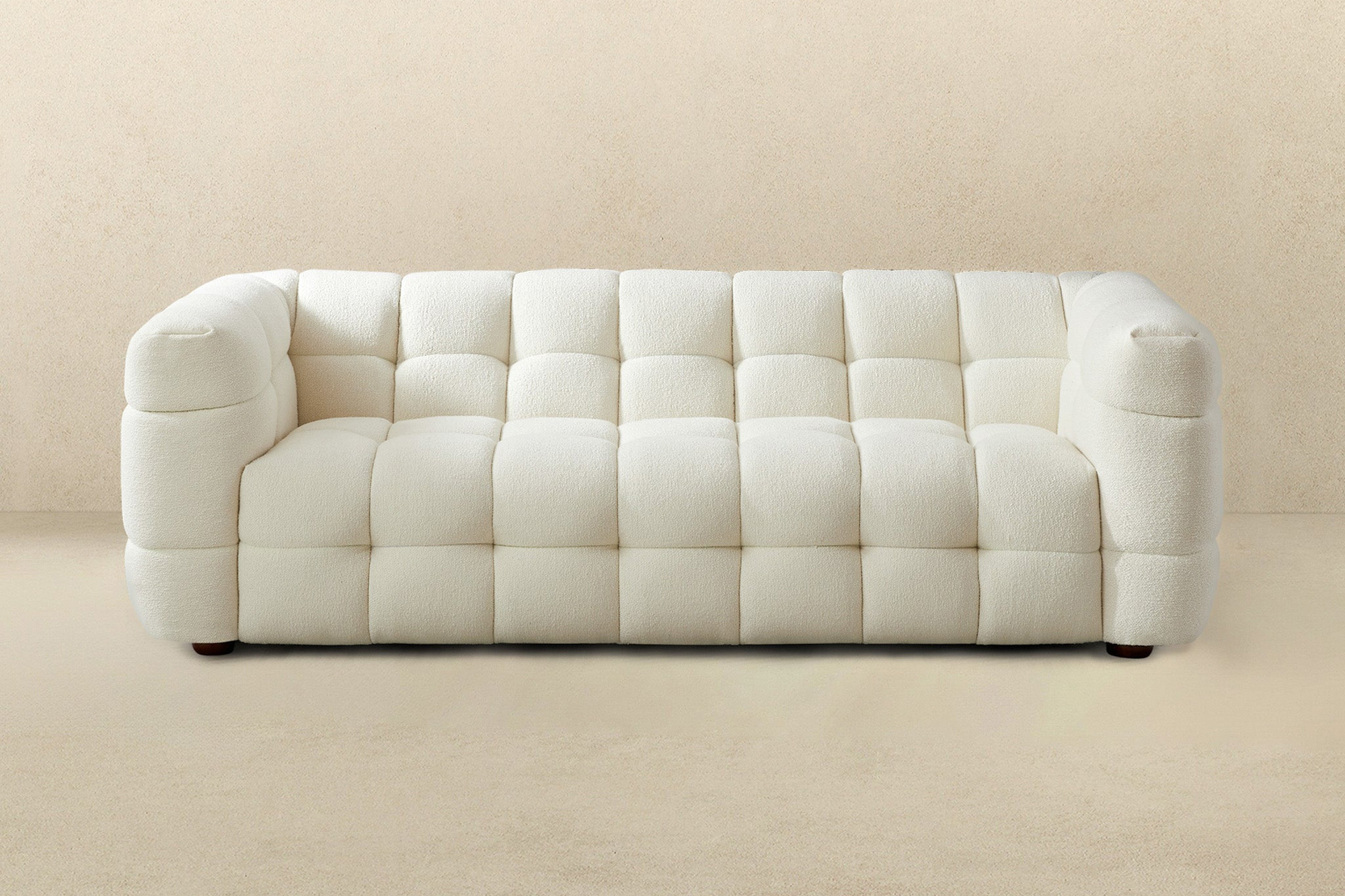 Ashcroft Morrison Boucle Sofa - Cream