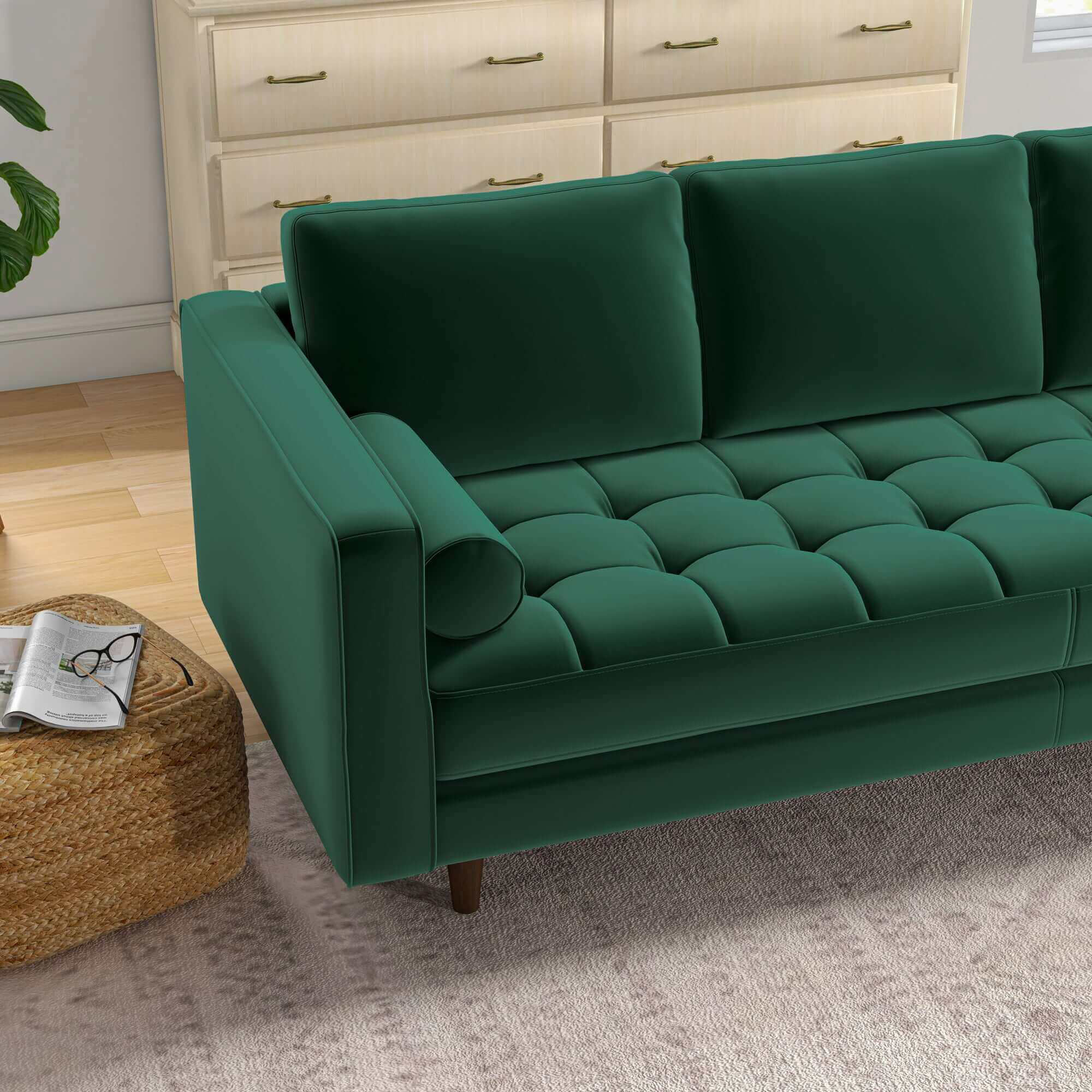 Ashcroft Catherine Sofa - Green