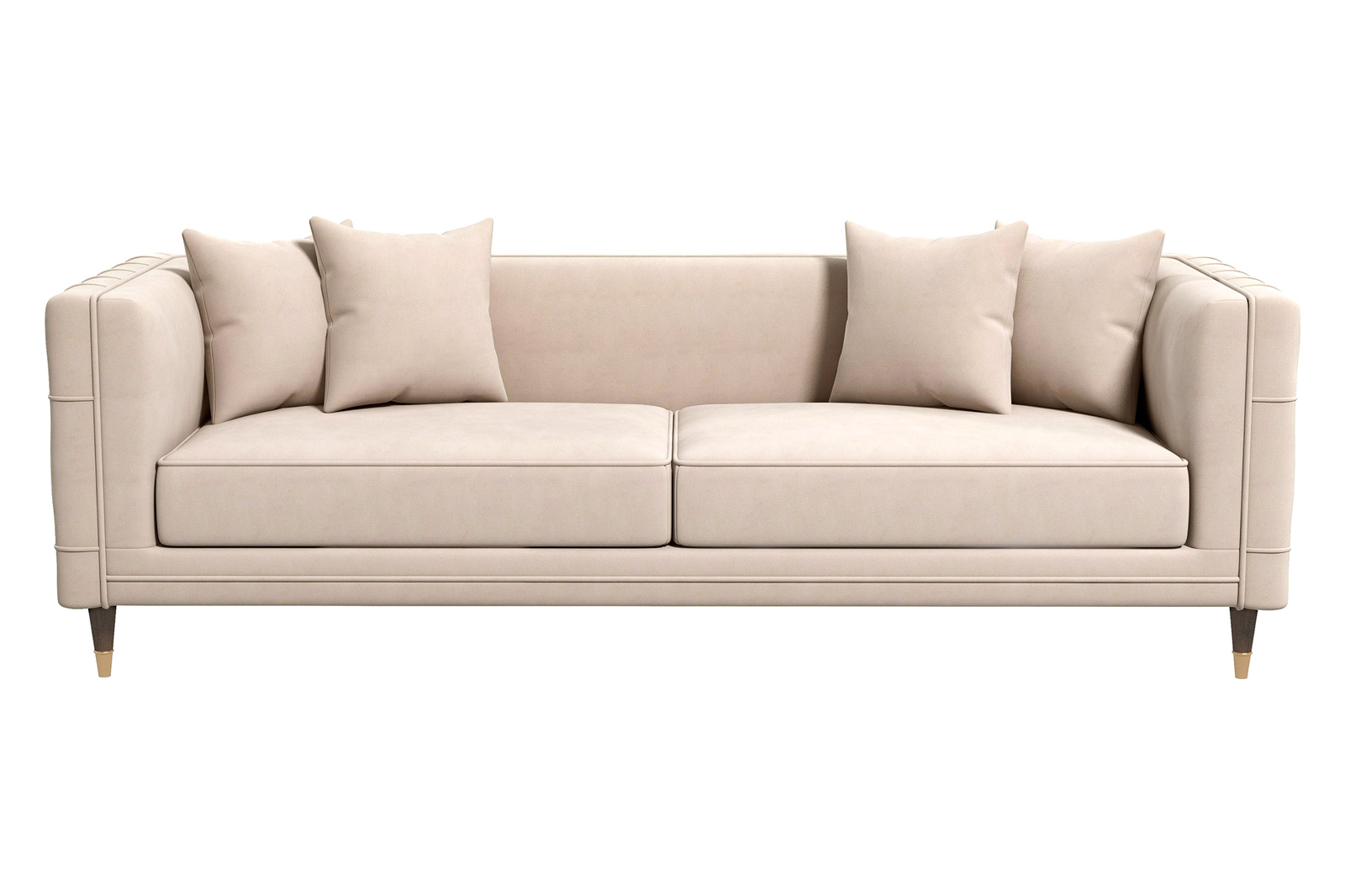 Ashcroft - Edward Velvet Sofa