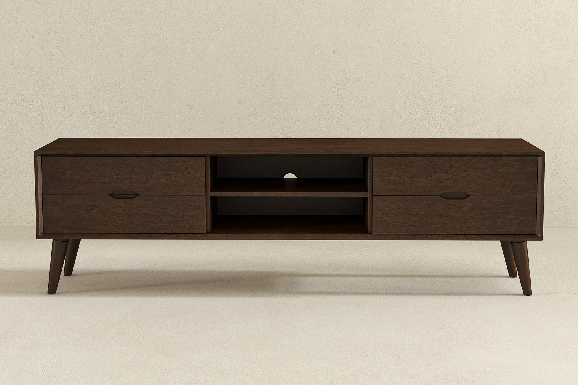 Ashcroft Adrian Walnut TV Stand