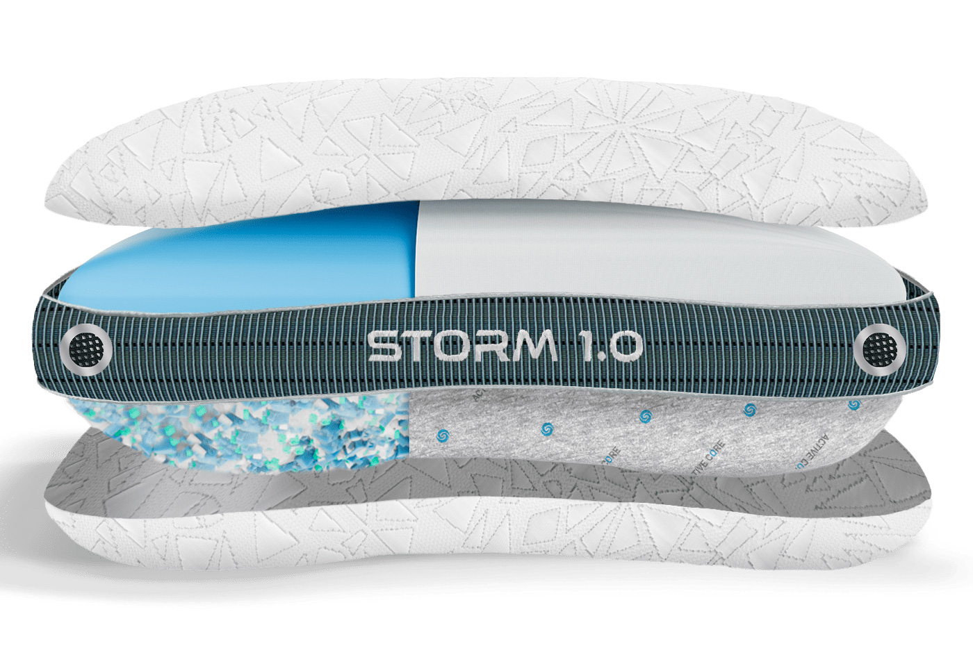 Bedgear Storm Cuddle Curve Pillow - 2.0 Size