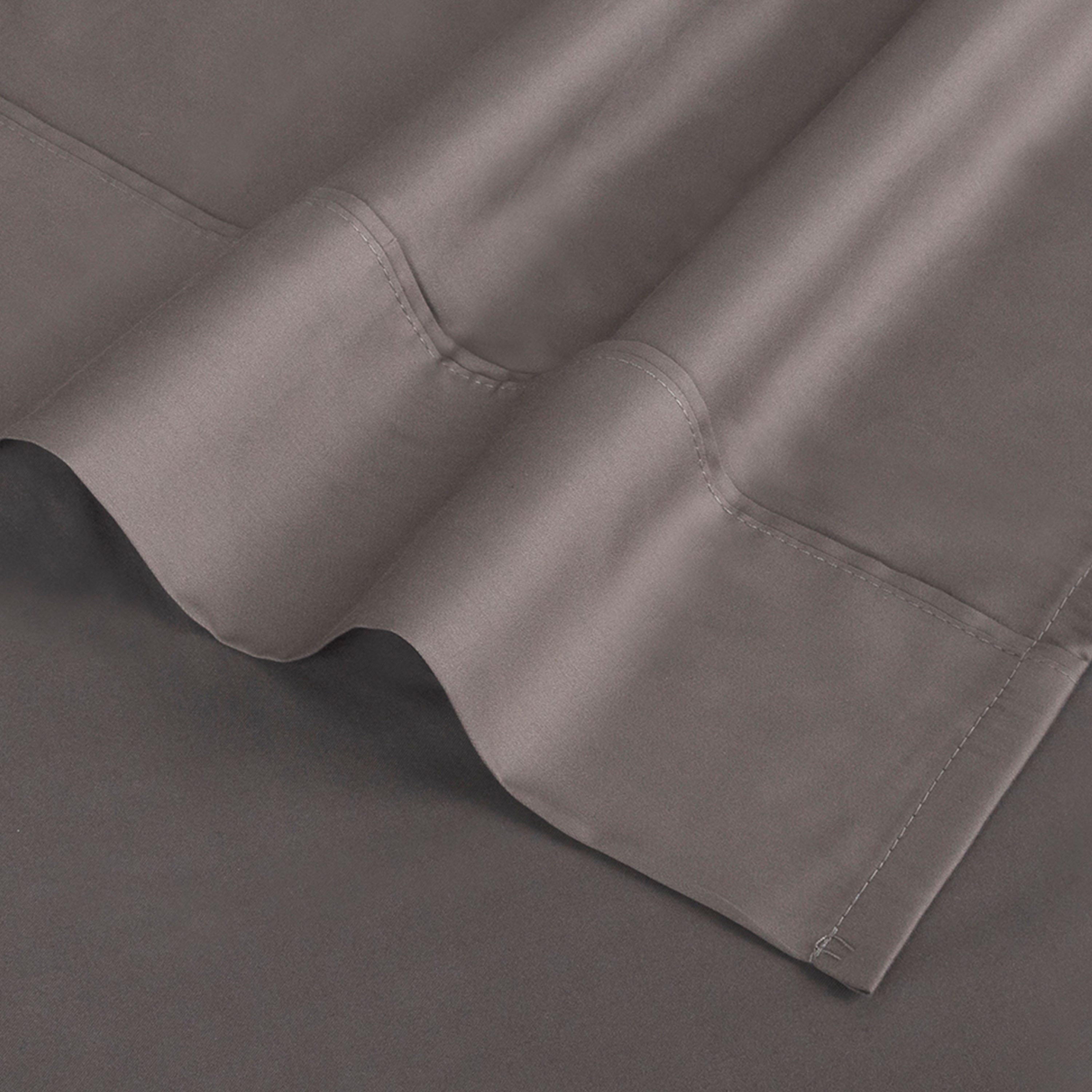 Bedgear Hyper-Cotton Sheet Set - Gray, Split Head King