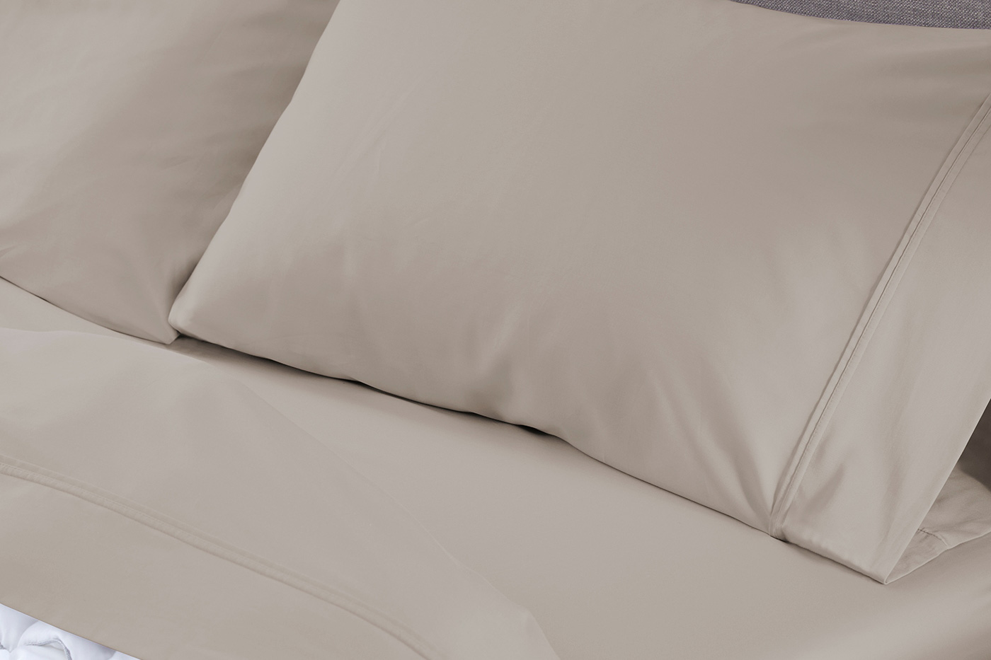 Bedgear Basic Sheet Set - Medium Beige, King Size