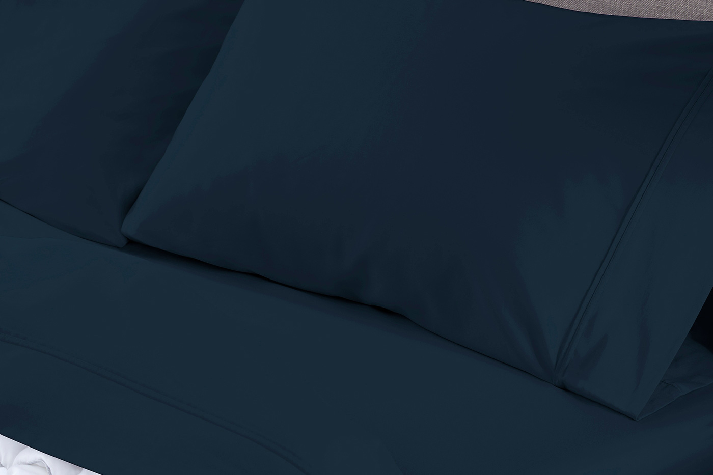 Bedgear Basic Sheet Set - Navy Blue, Twin Size